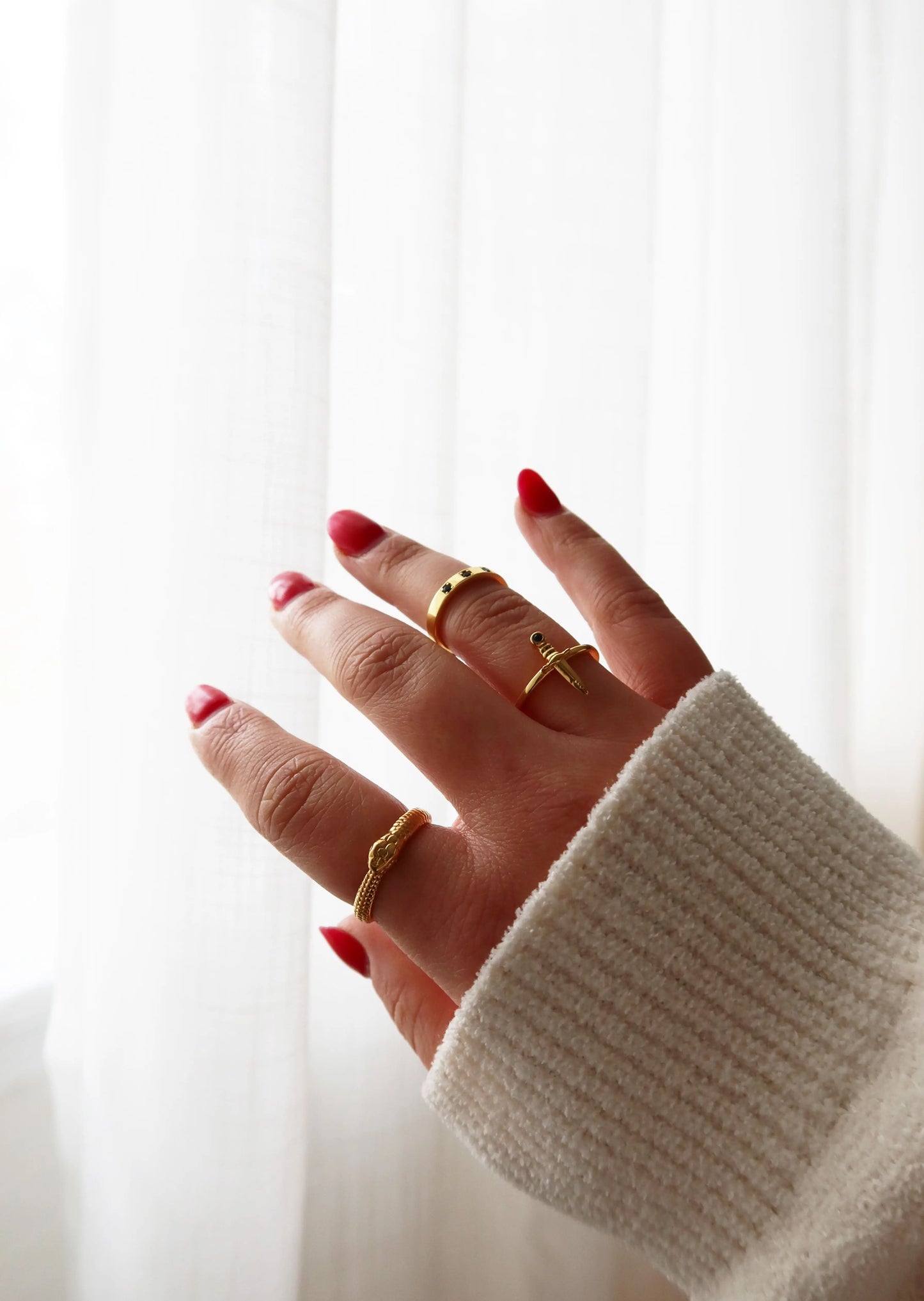 Ouroboros Ring Rebel and Fleur