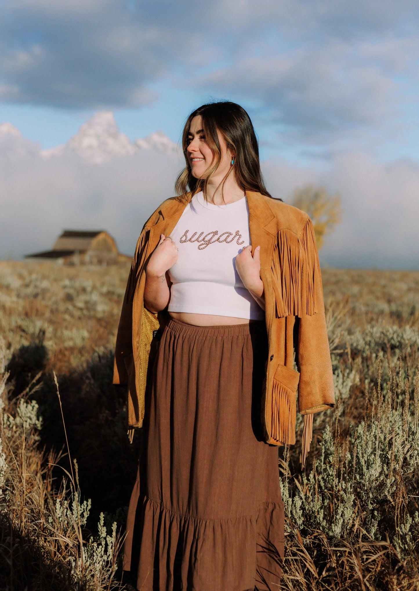 Sugar 'Baby' Crop T-Shirt Rebel and Fleur