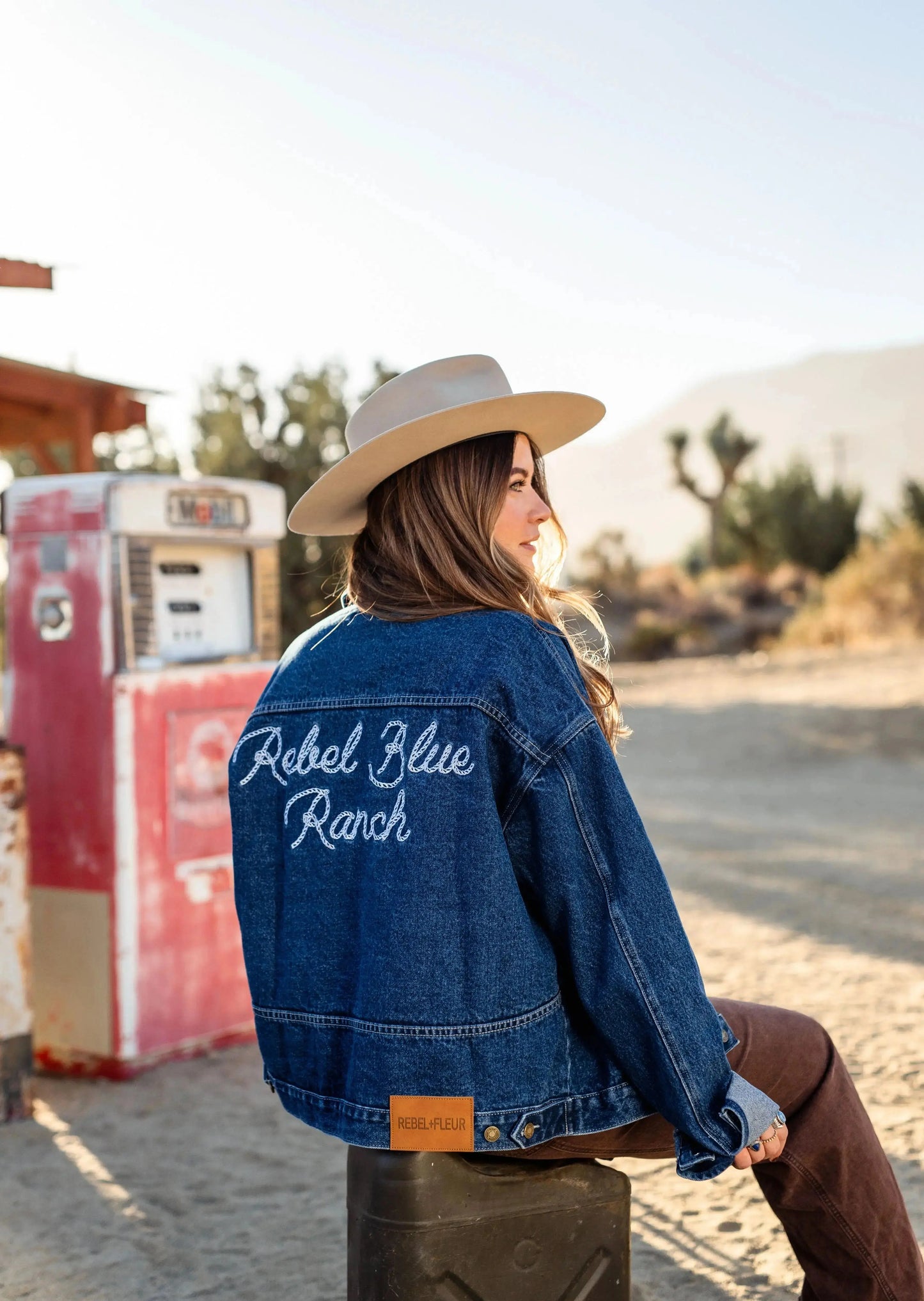 Rebel Blue Ranch Denim Jacket Rebel and Fleur