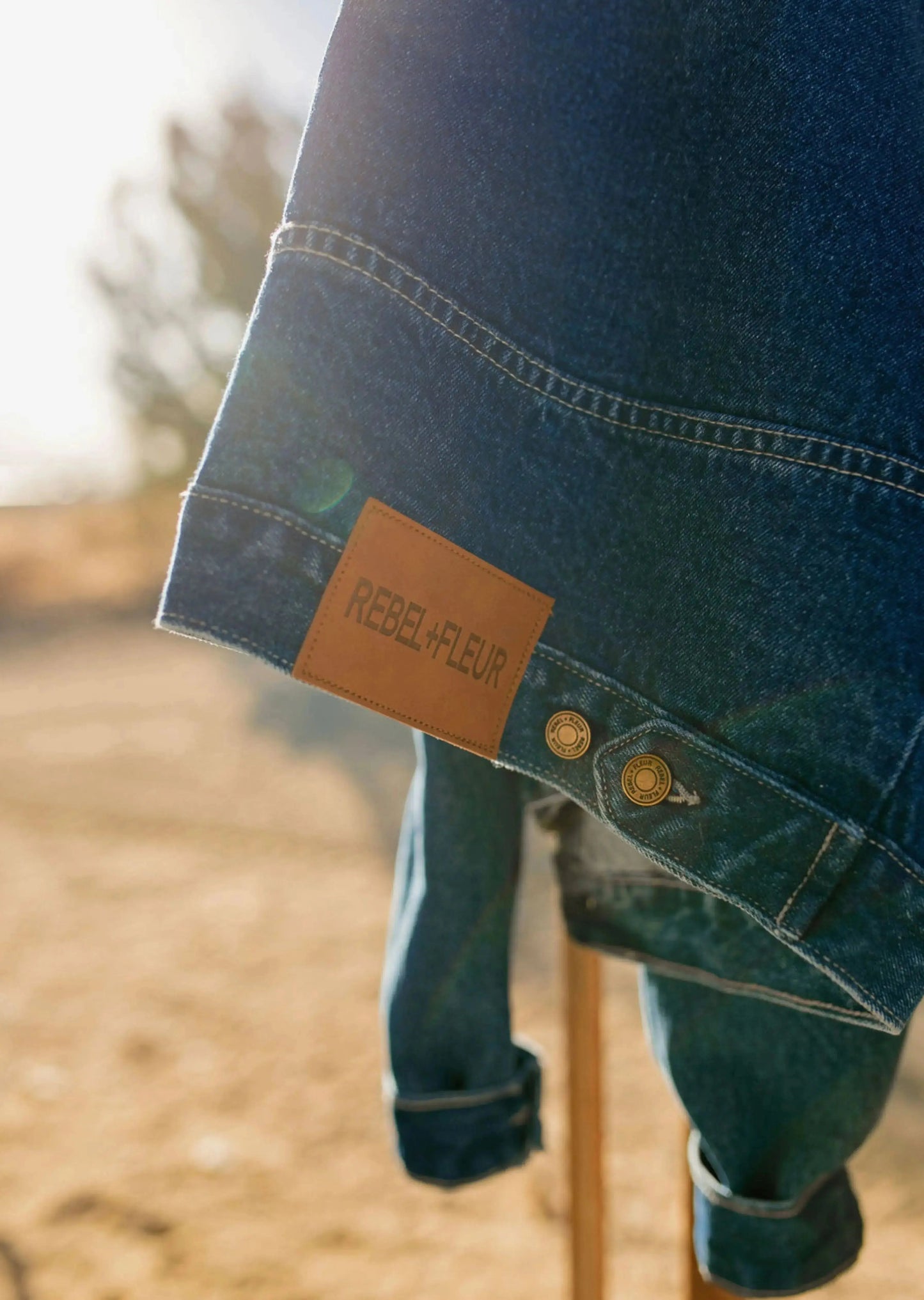 Rebel Blue Ranch Denim Jacket Rebel and Fleur
