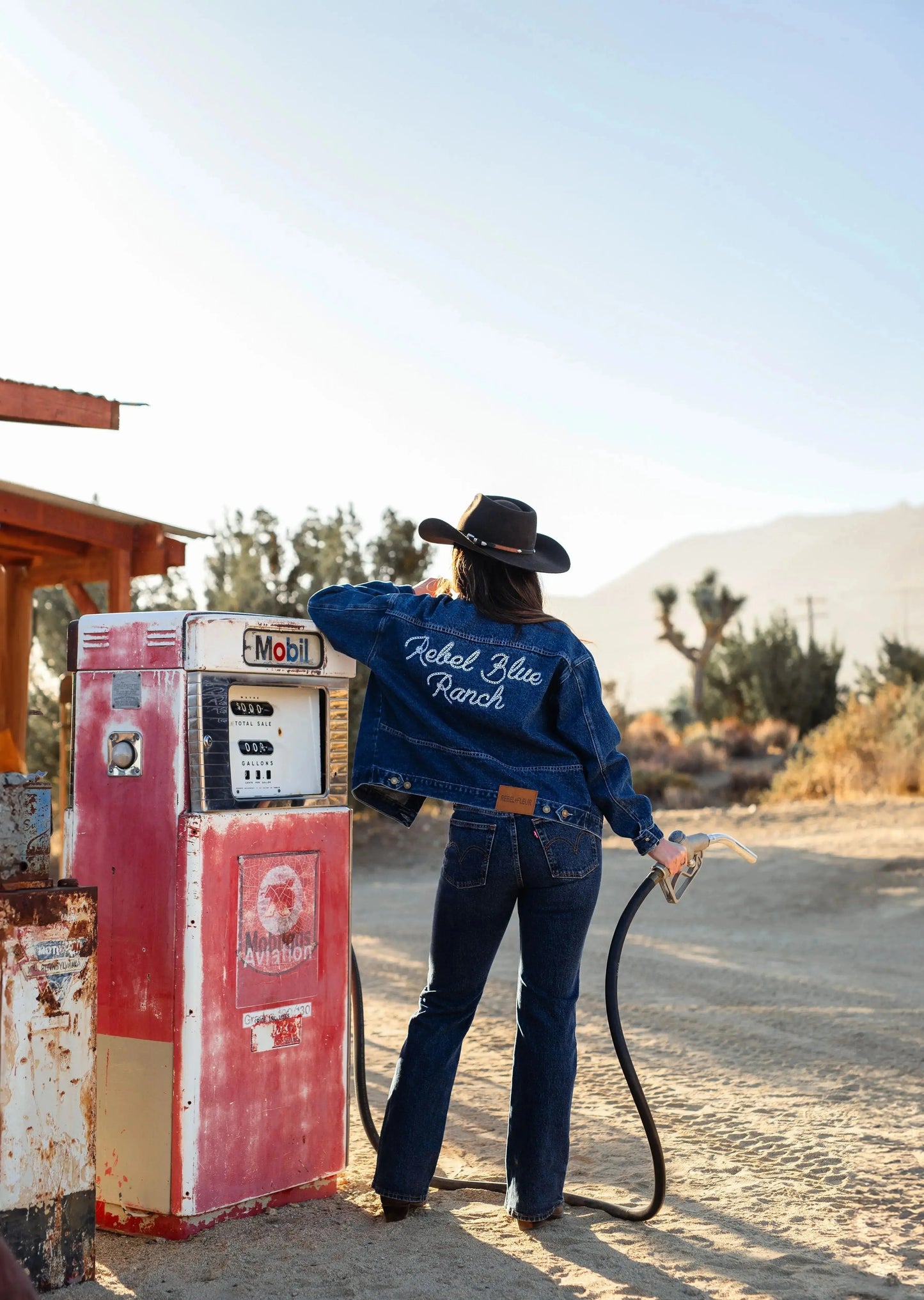 Rebel Blue Ranch Denim Jacket Rebel and Fleur