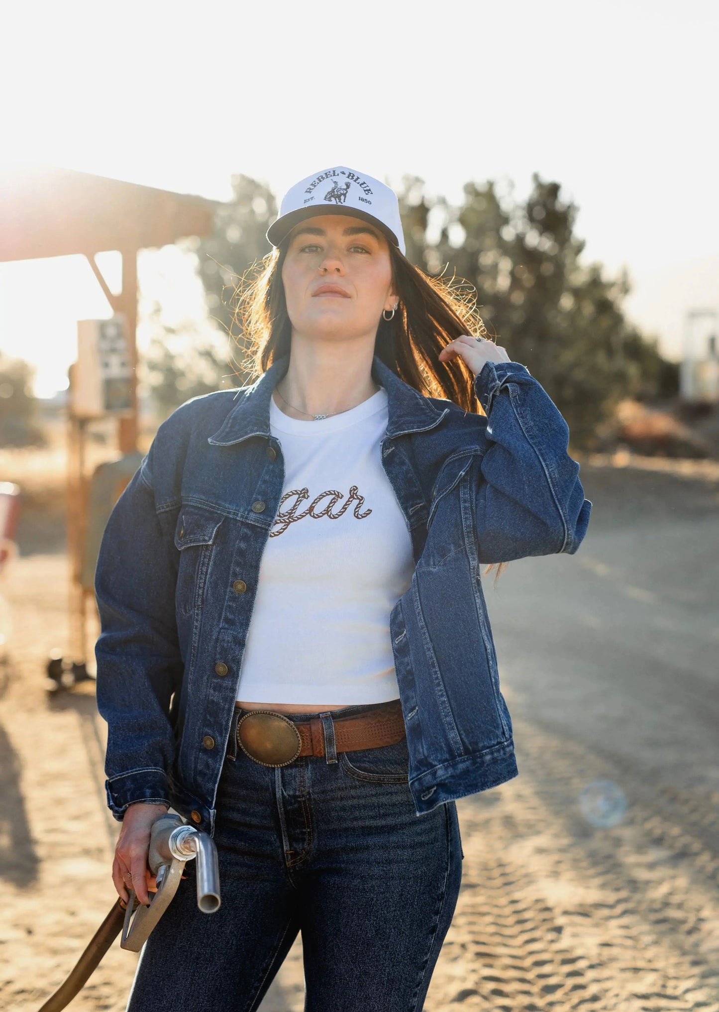 Rebel Blue Ranch Denim Jacket Rebel and Fleur