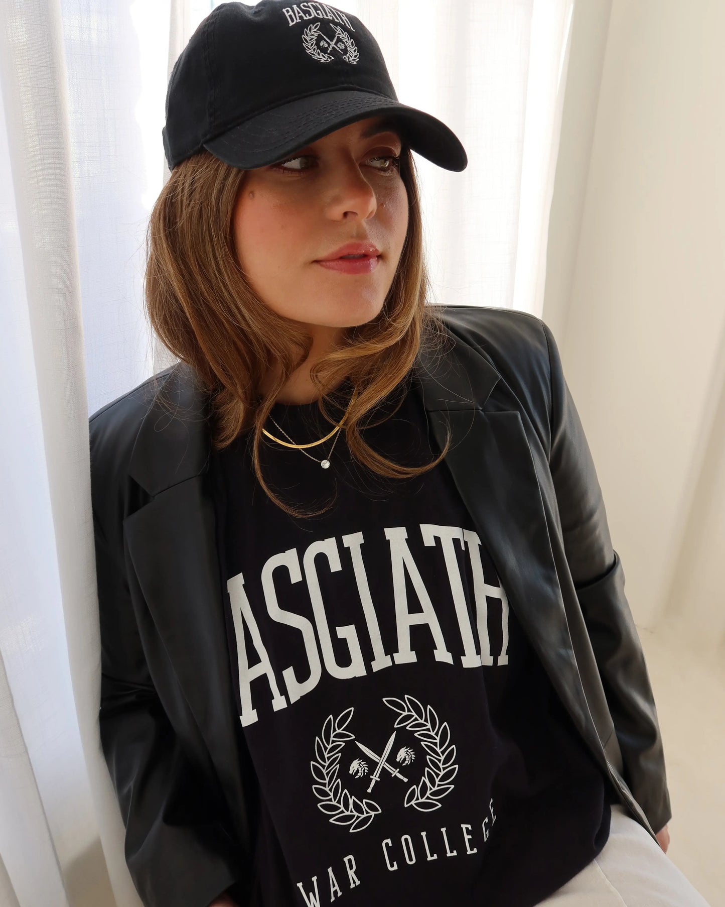 Basgiath Collegiate 'Boxy' T-Shirt Rebel and Fleur