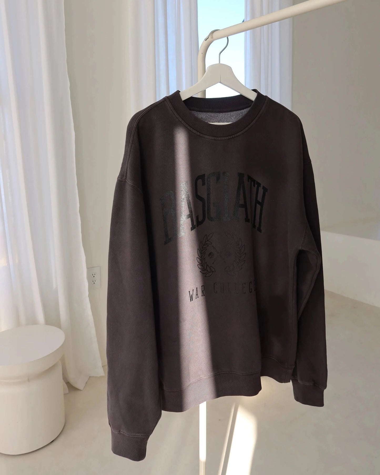 Basgiath Collegiate 'Relaxed' Crewneck Rebel and Fleur