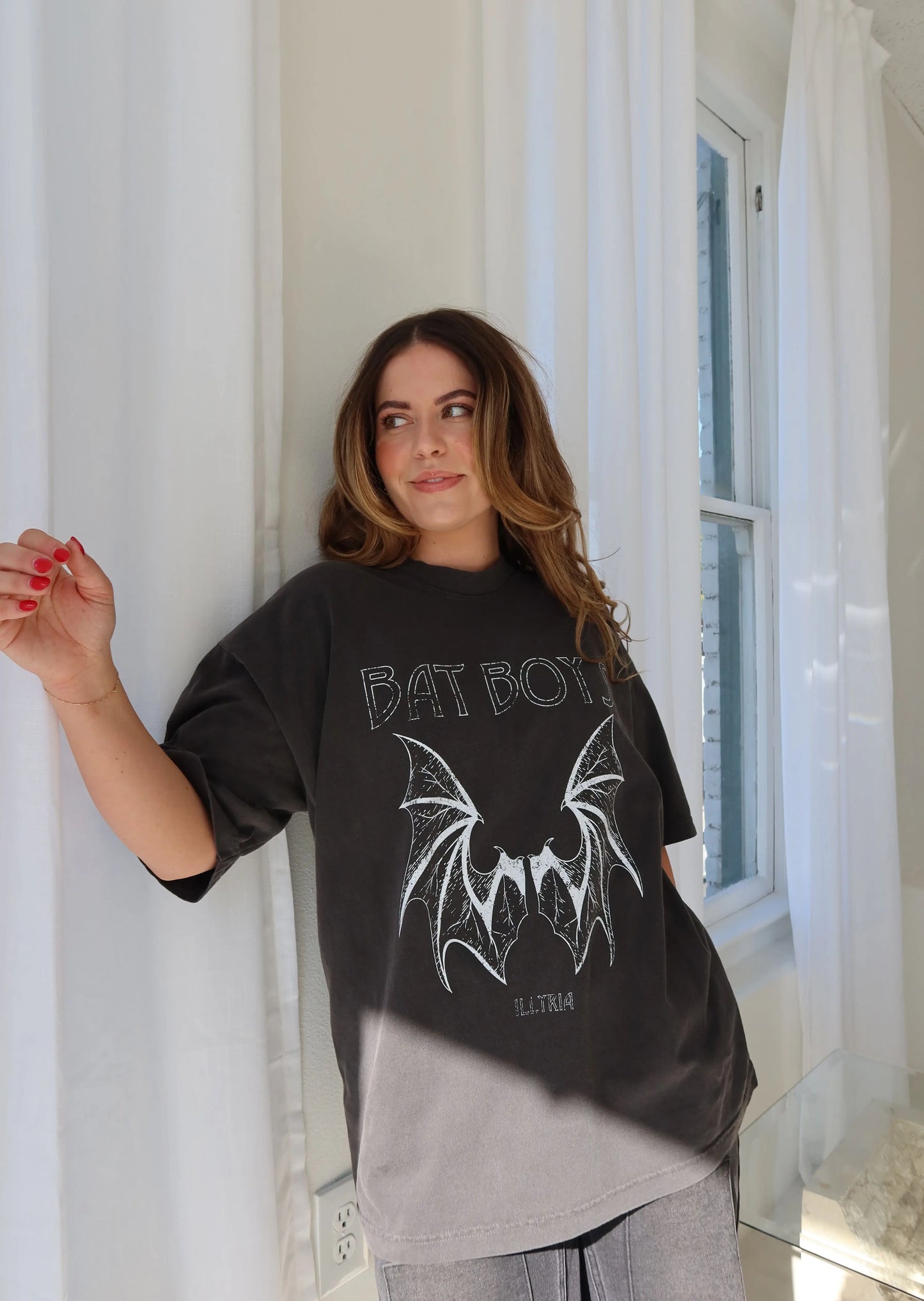 Bat Boys 'Boxy' T-Shirt Rebel and Fleur