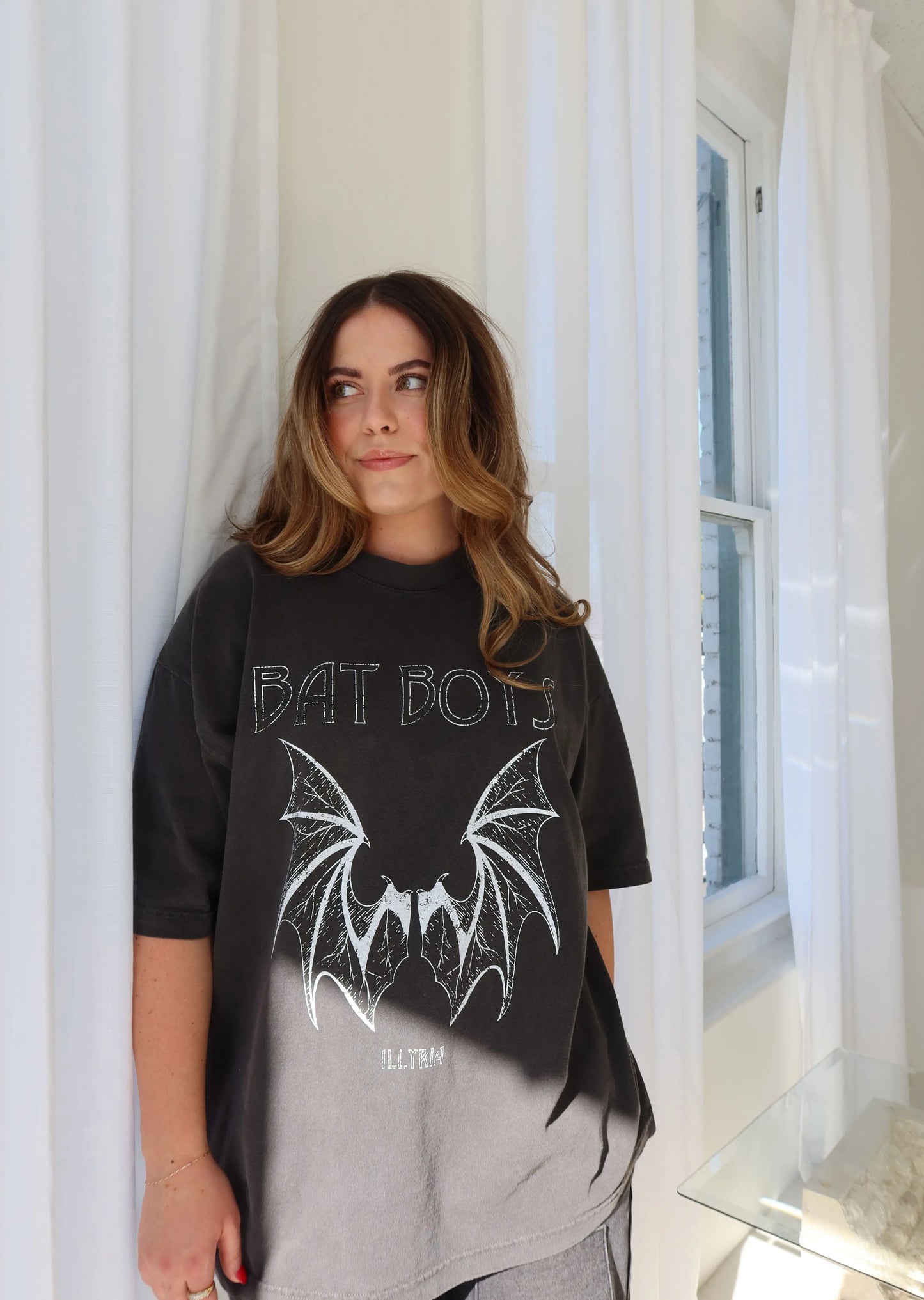 Bat Boys 'Boxy' T-Shirt Rebel and Fleur