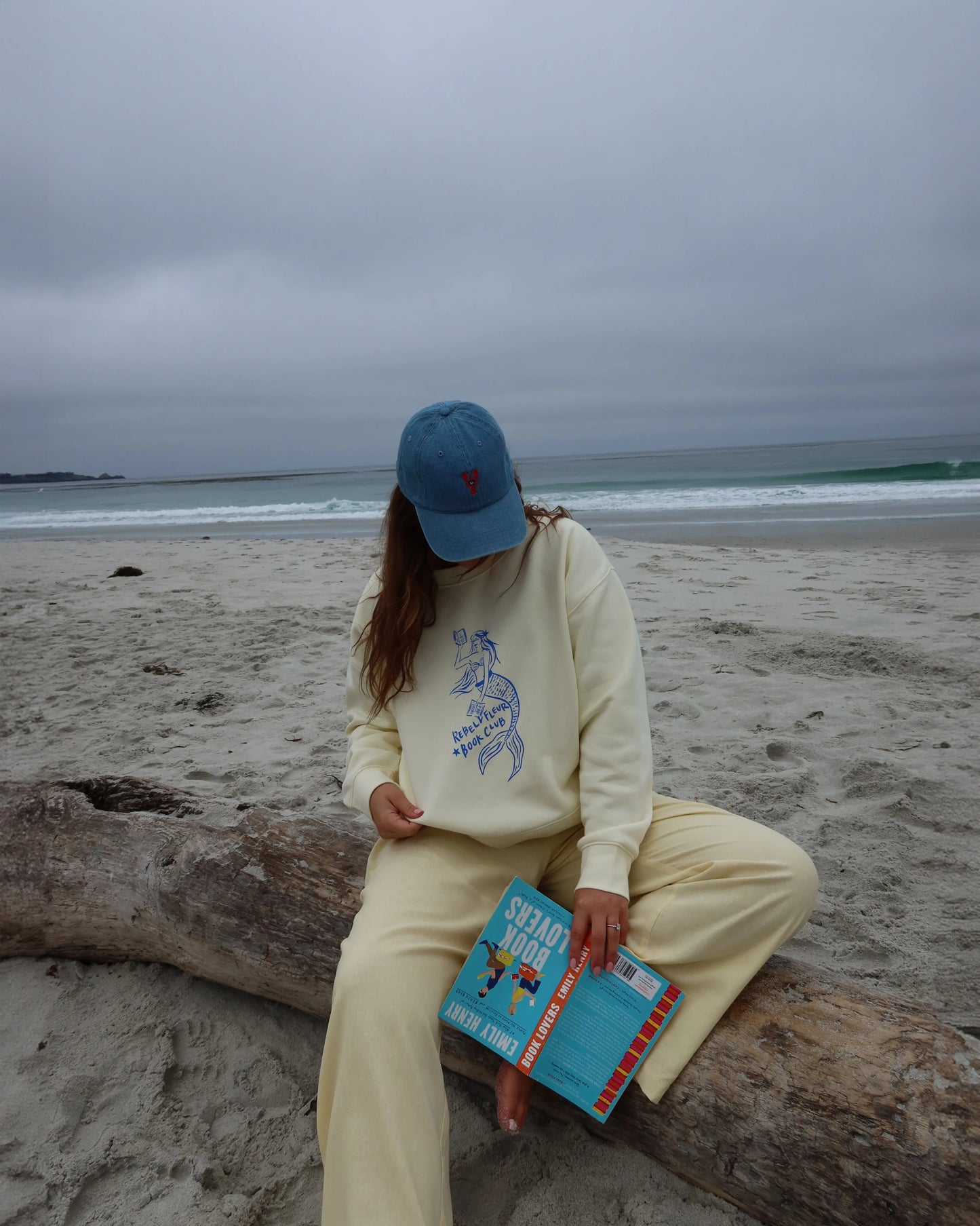 Mermaid Book Club Mid Length Crewneck Rebel and Fleur
