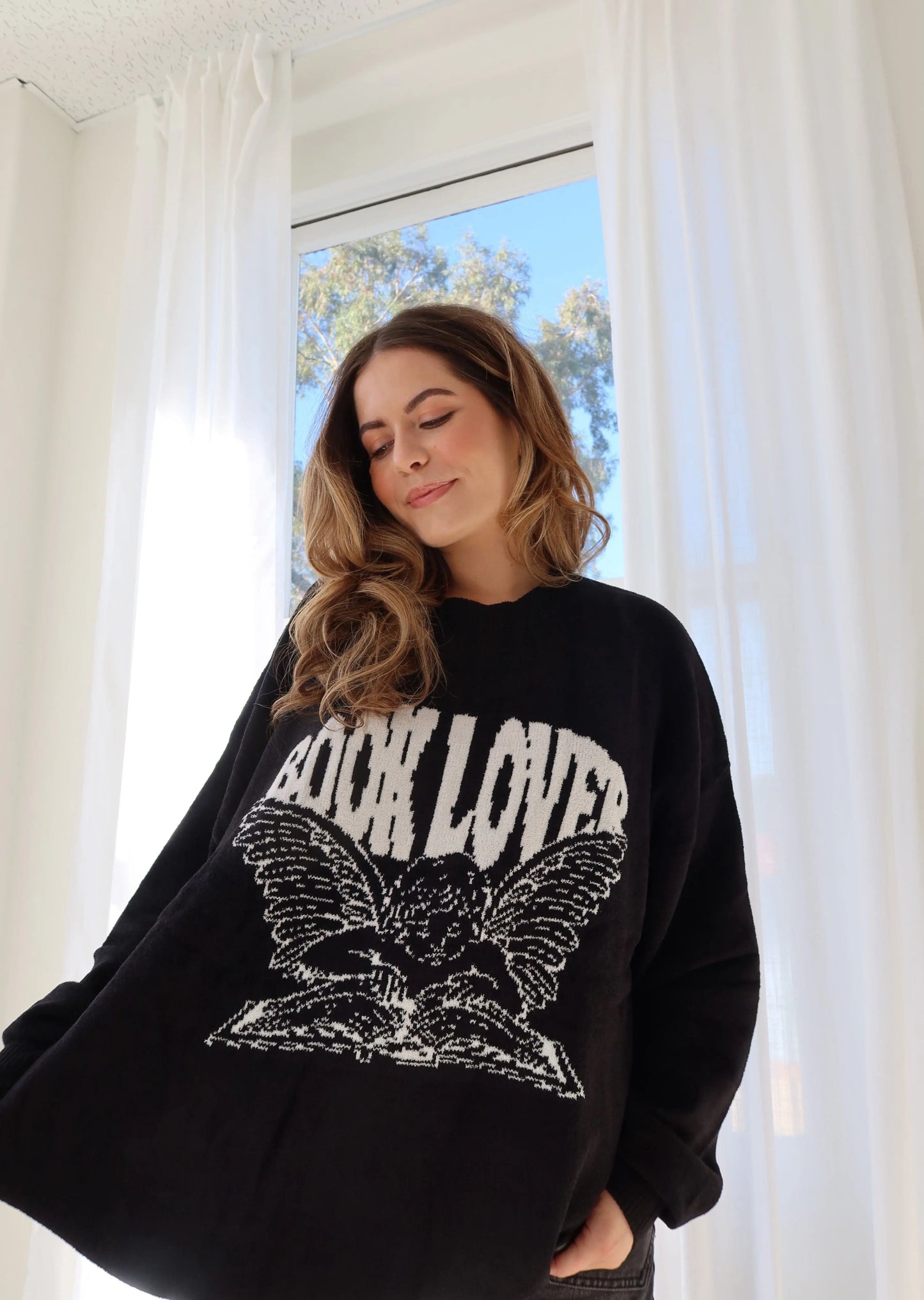 Book Lover Knit Sweater Rebel and Fleur