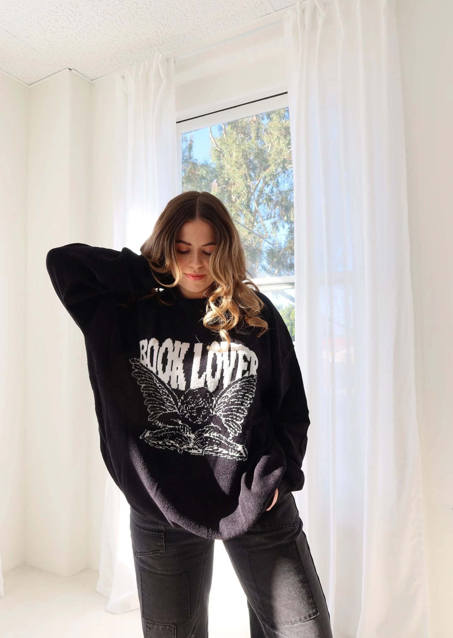 Book Lover Knit Sweater Rebel and Fleur