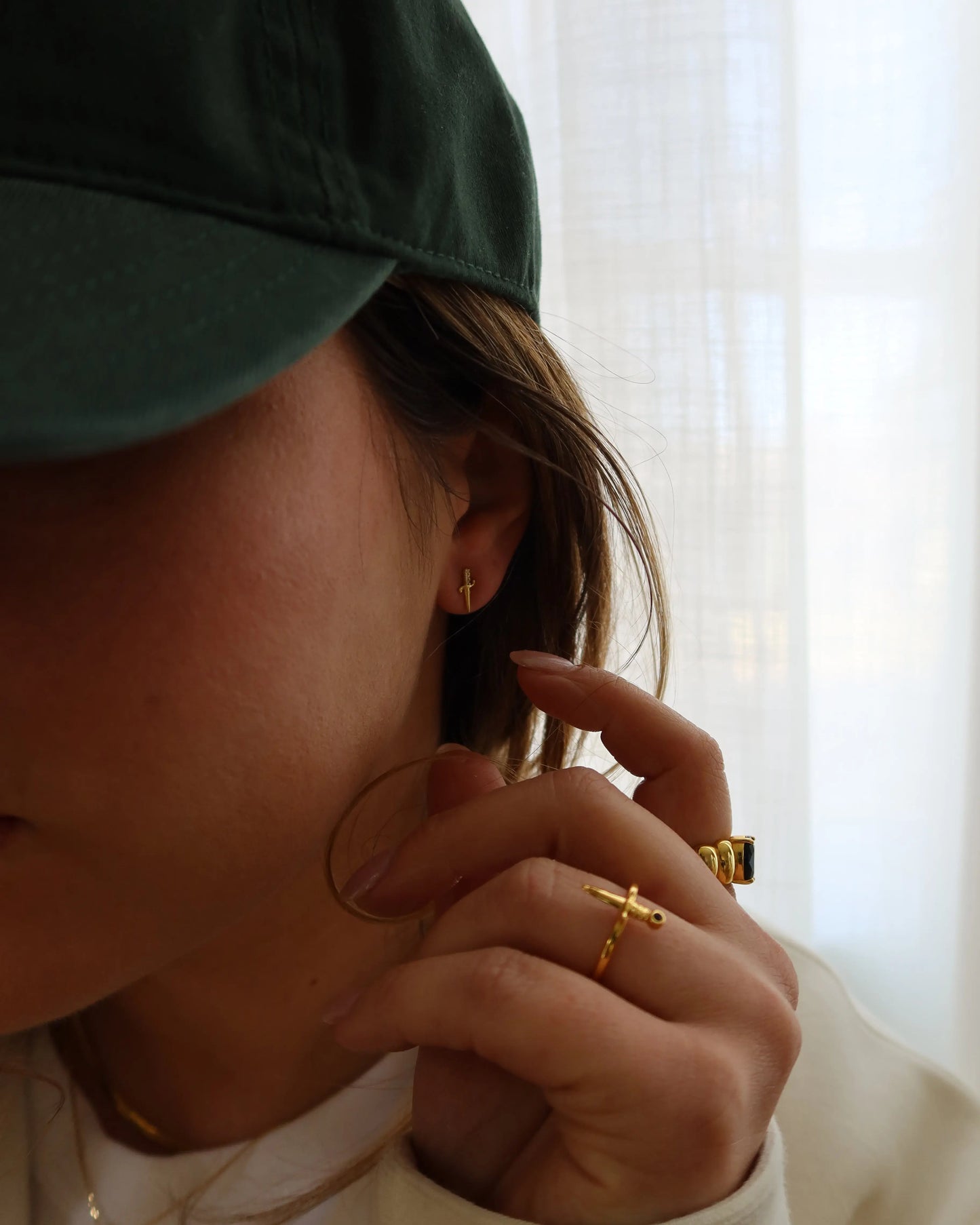 Dagger Stud Earrings Rebel and Fleur