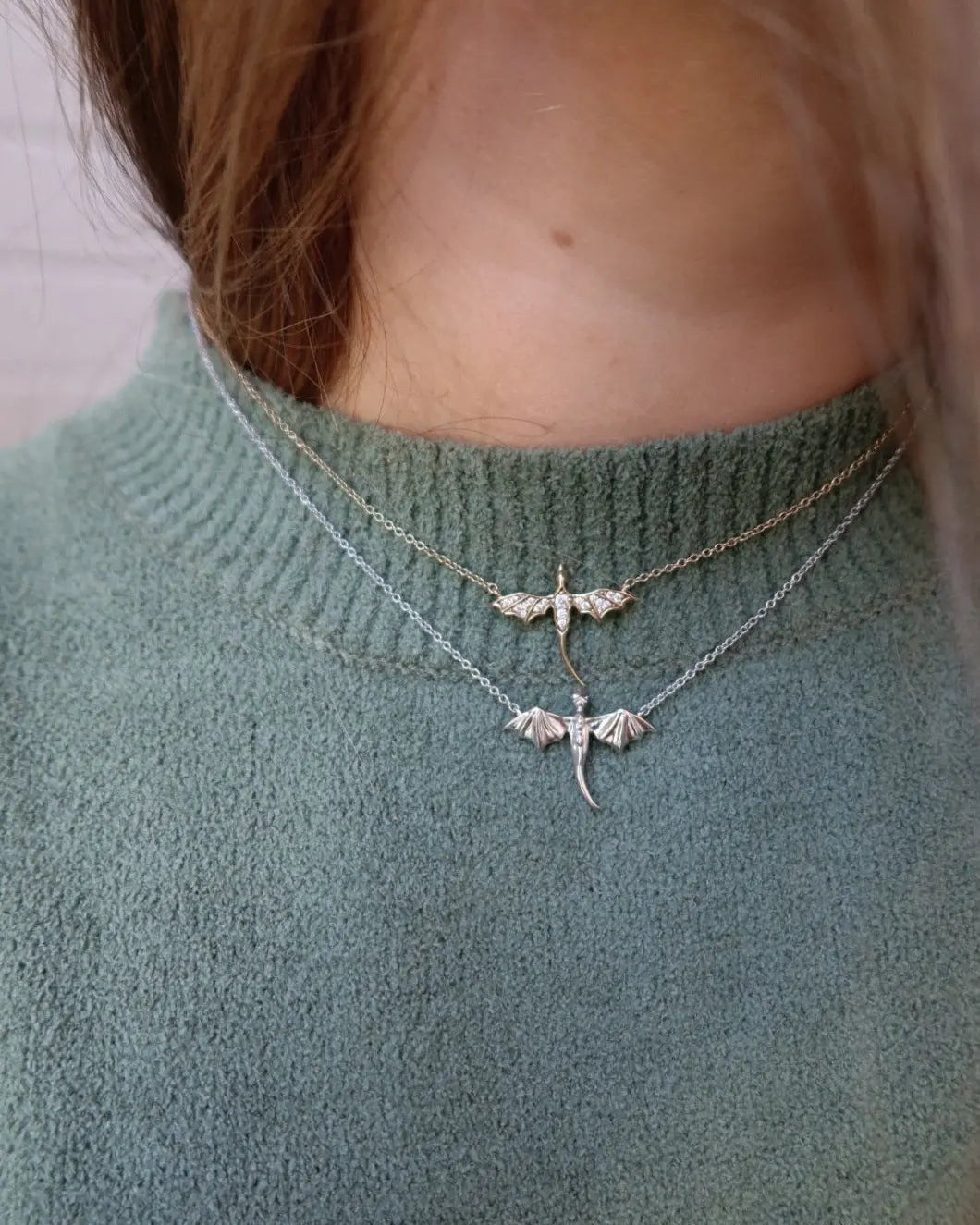 Dragon | Wyvern Rider Necklace | Restocks in April Rebel and Fleur