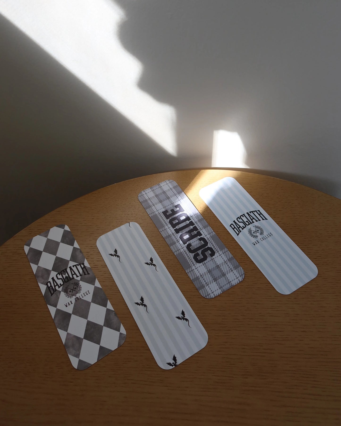 Fourth Wing Bookmark Set Rebel and Fleur