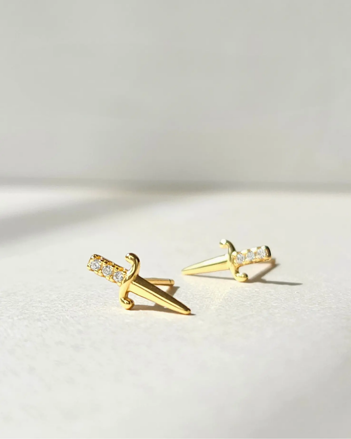 Dagger Stud Earrings Rebel and Fleur