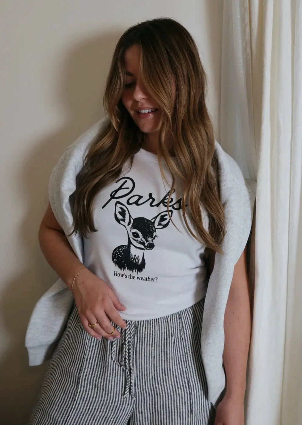 How's The Weather? Fitted Tee Rebel and Fleur