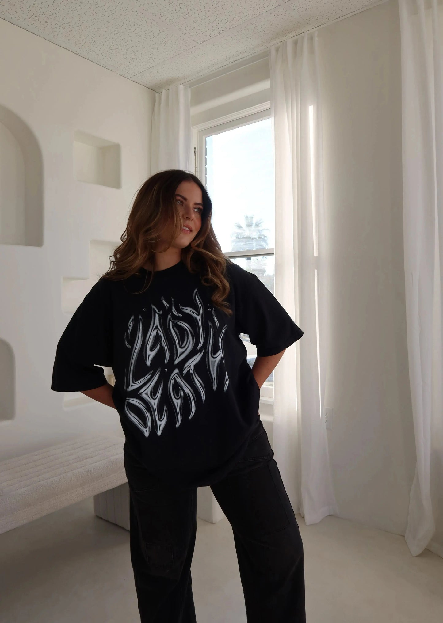 Lady Death 'Boxy' T-shirt Rebel and Fleur
