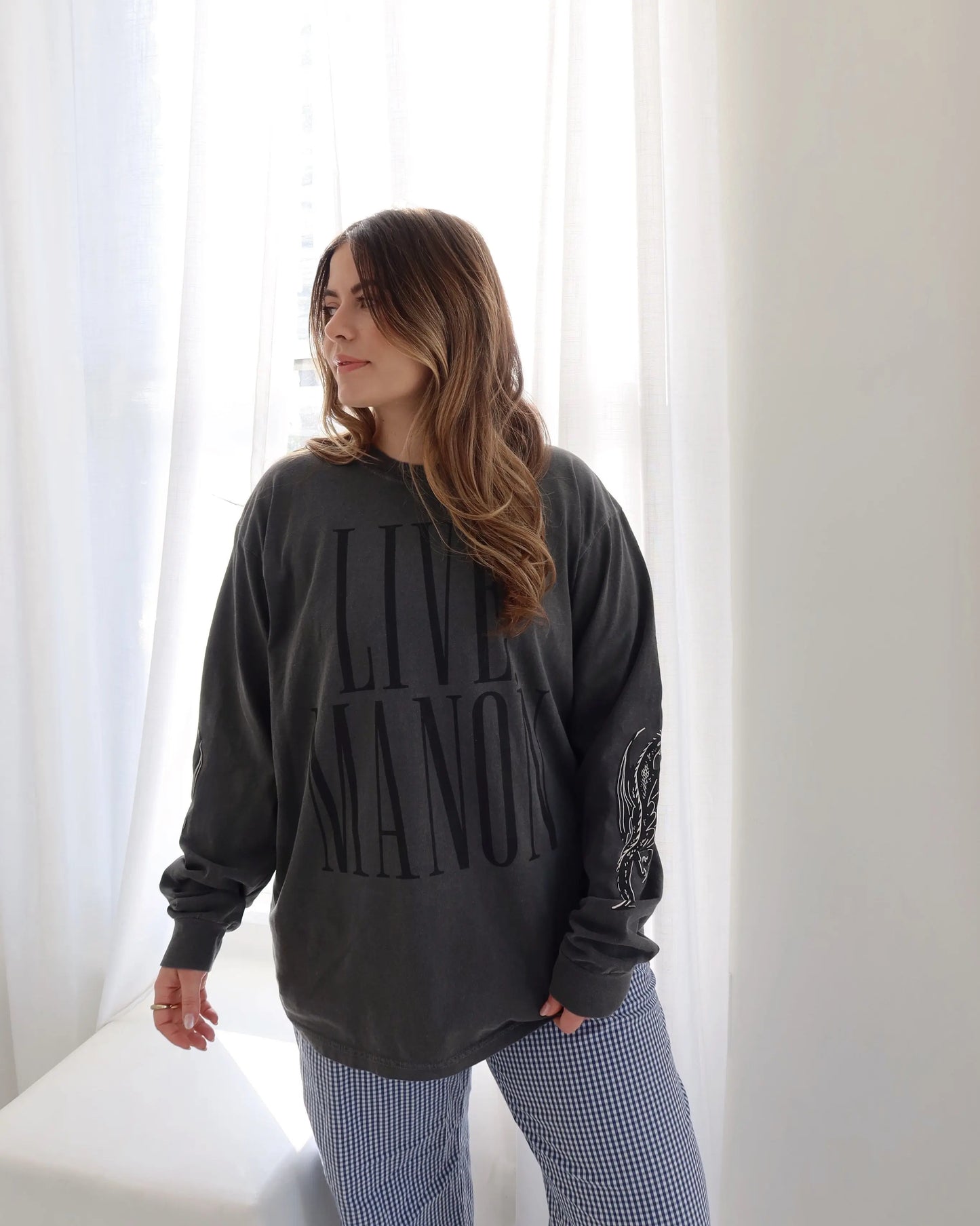 Live, Manon Long Sleeve T-shirt Rebel and Fleur