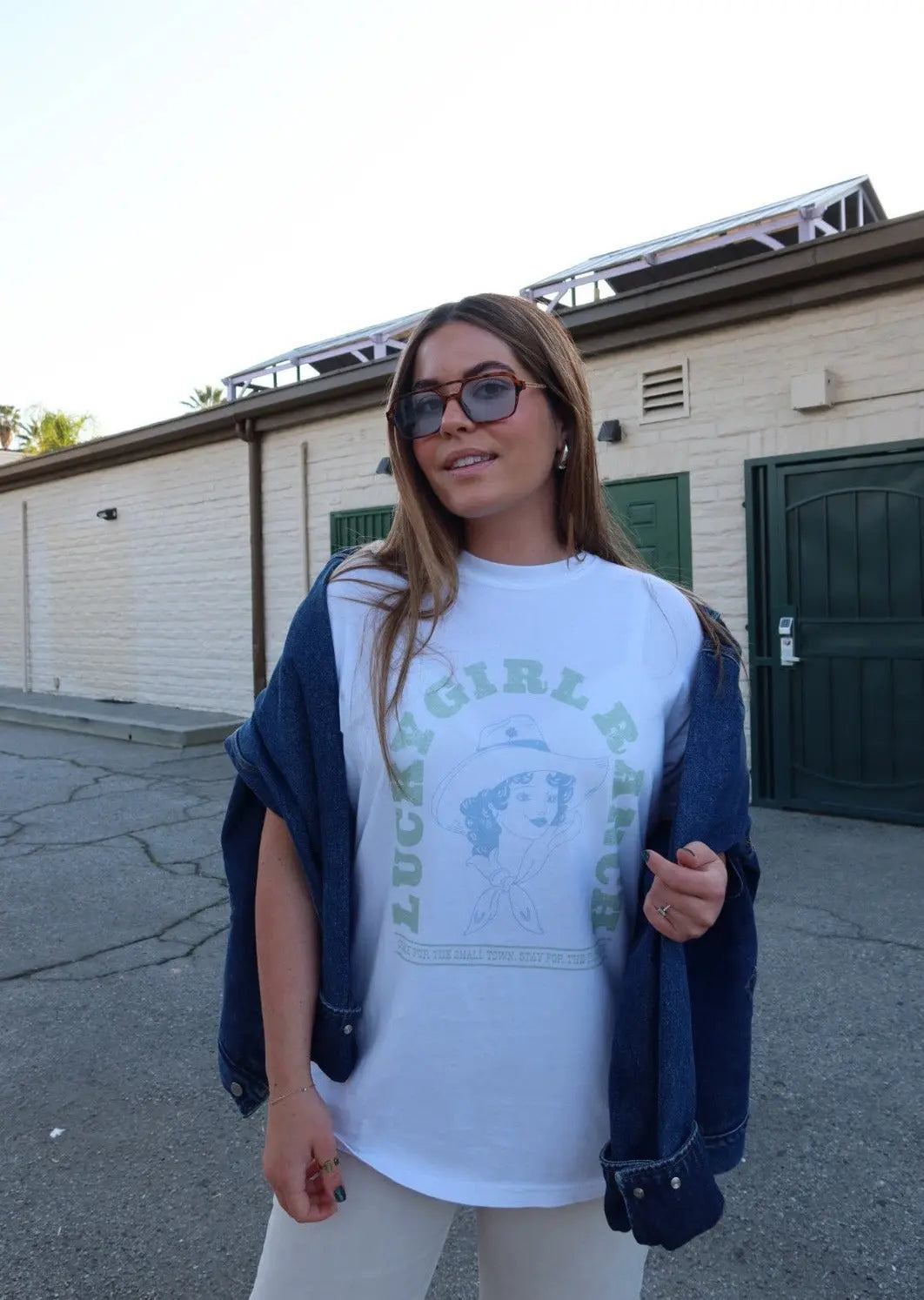 Lucky Girl Ranch T-shirt Rebel and Fleur