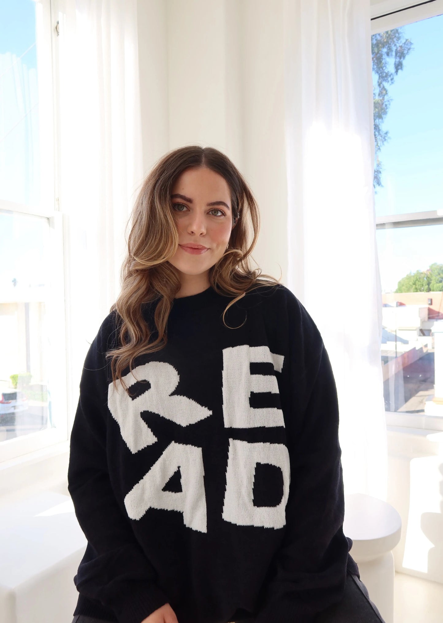 READ Knit Sweater, Black Rebel and Fleur