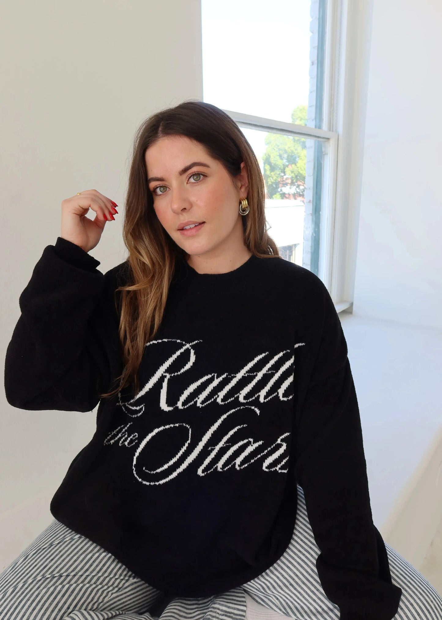 Rattle the Stars Sarah J Maas licensed knit sweater
