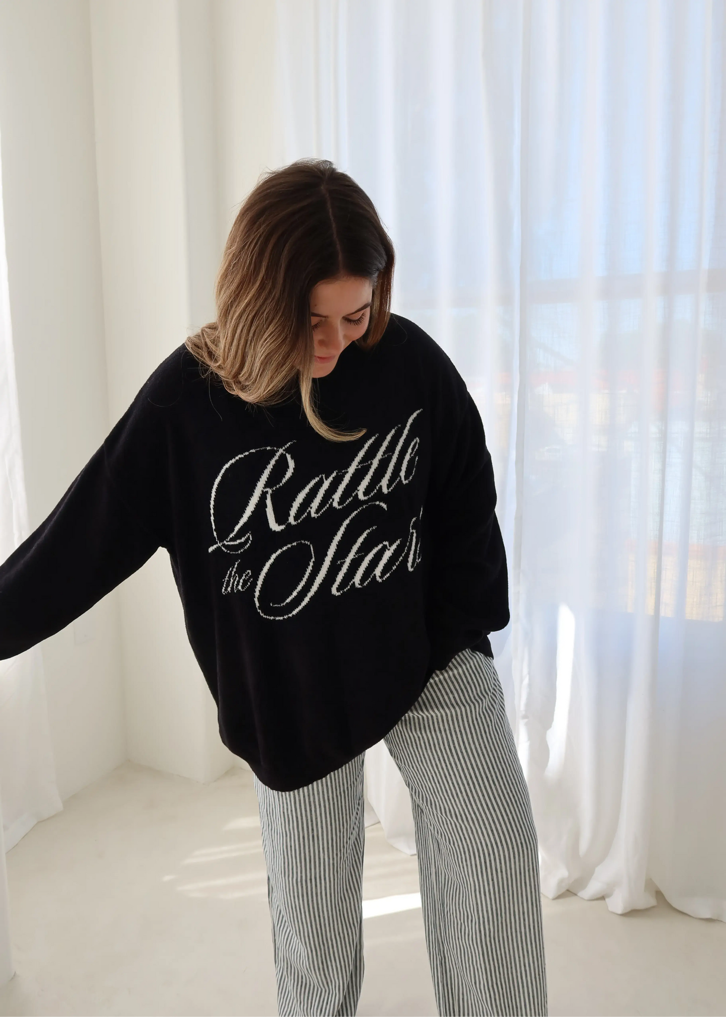 rattle the stars throne of glass sweater