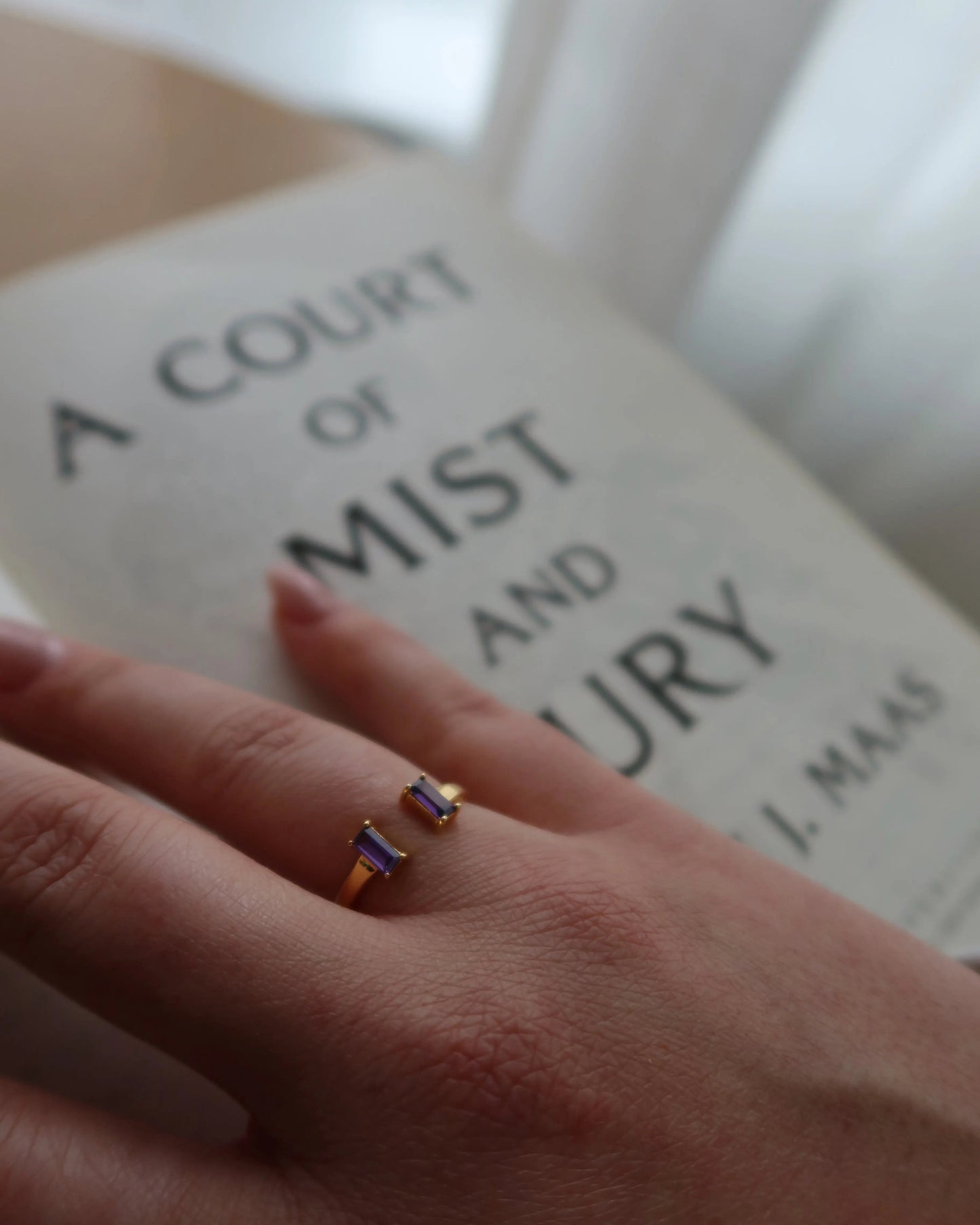 Rhys' Violet Haze Ring Rebel and Fleur