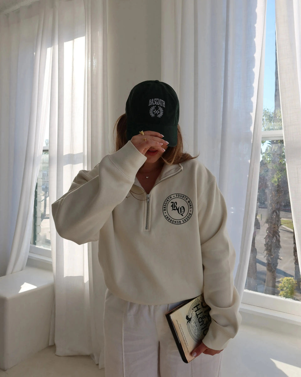 Riders Quadrant Quarter Zip Crewneck – Rebel and Fleur