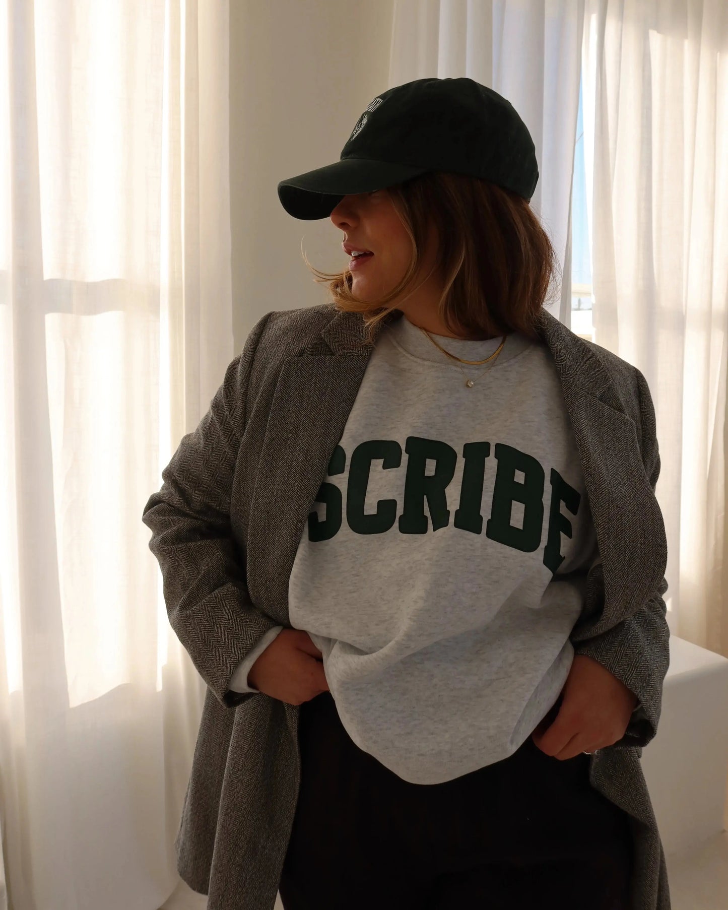 Scribe 'Relaxed' Crewneck Rebel and Fleur