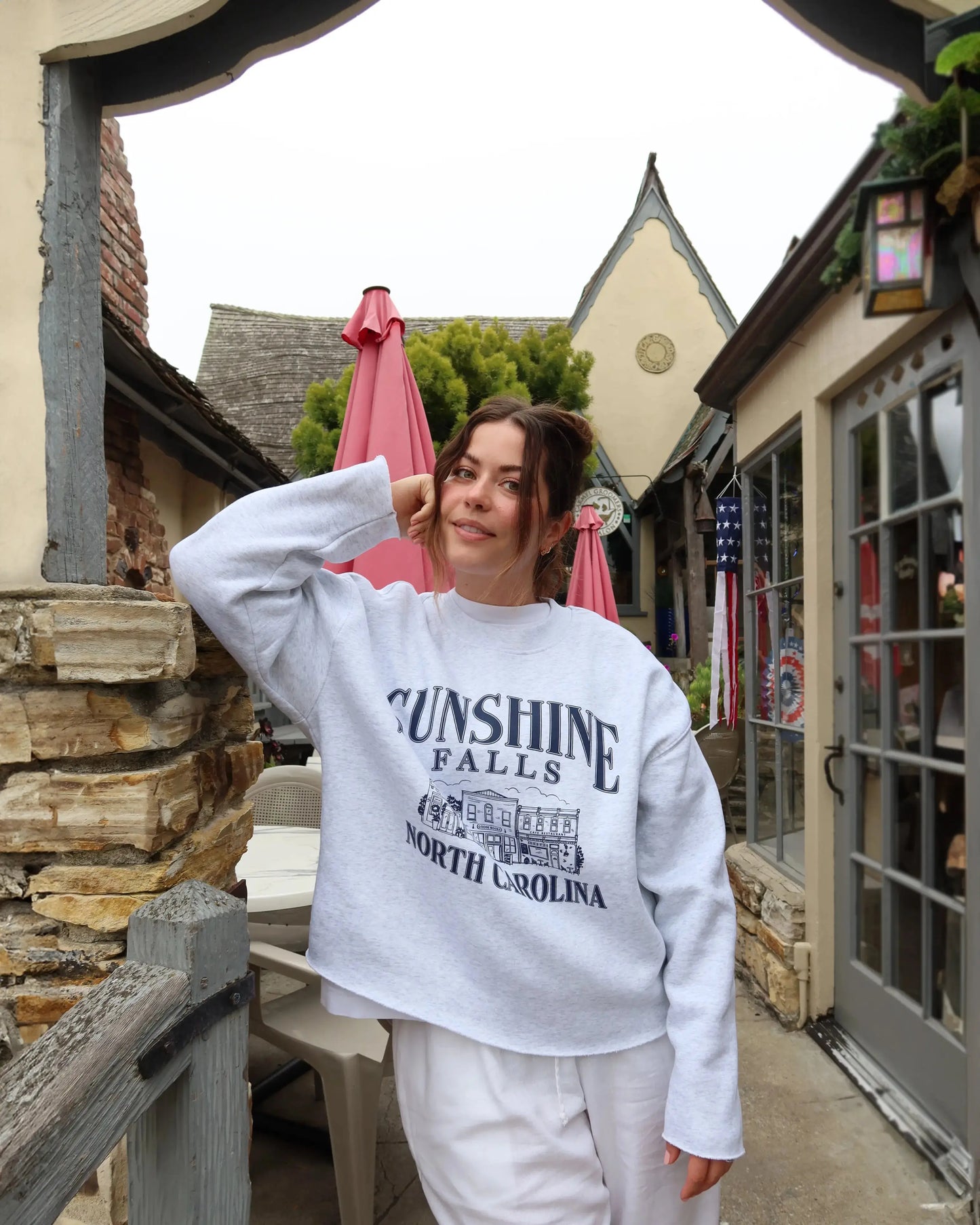 Sunshine Falls 'Relaxed' Crewneck Rebel and Fleur