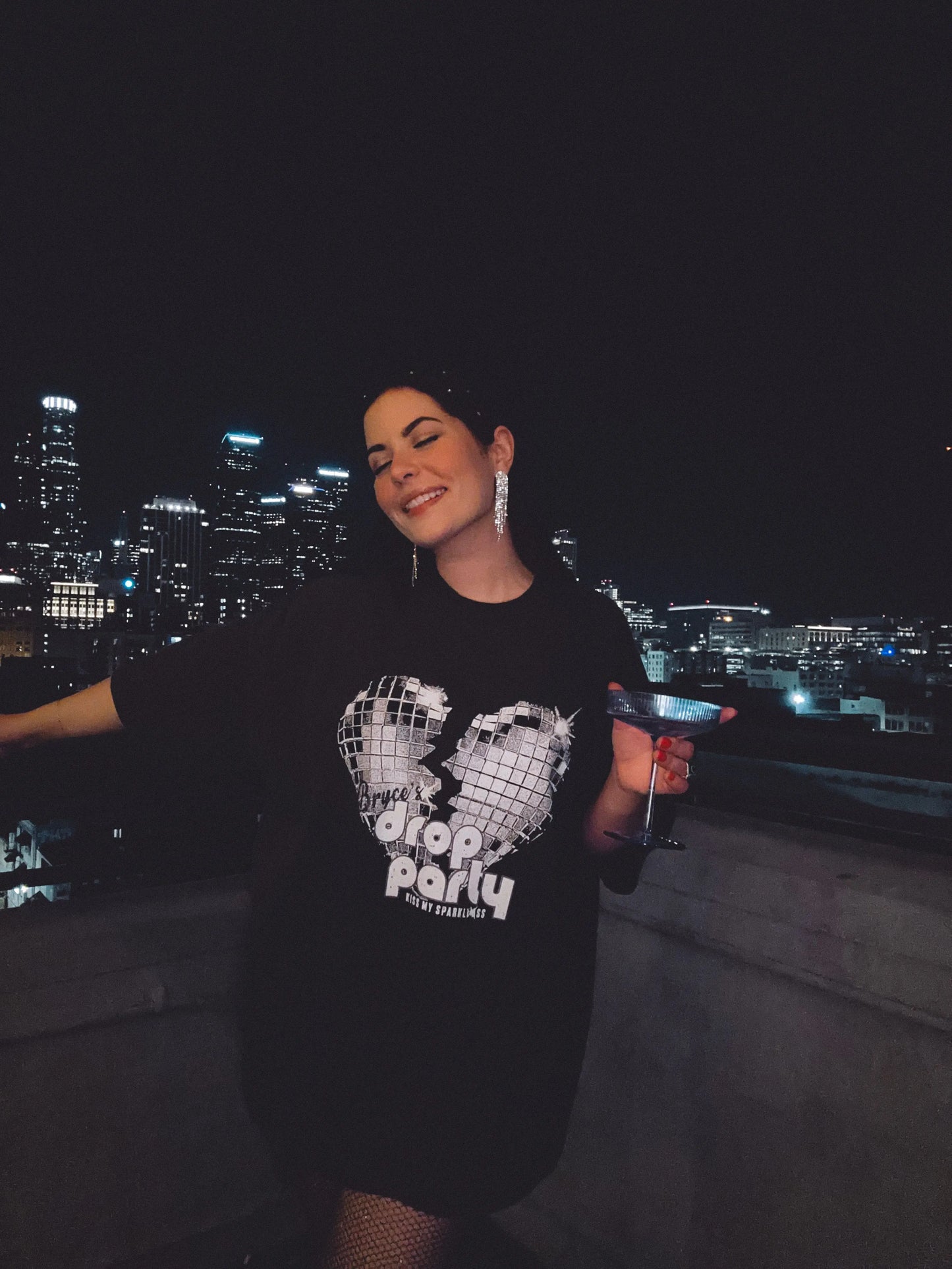 Drop Party 'Boxy' T-Shirt Rebel and Fleur