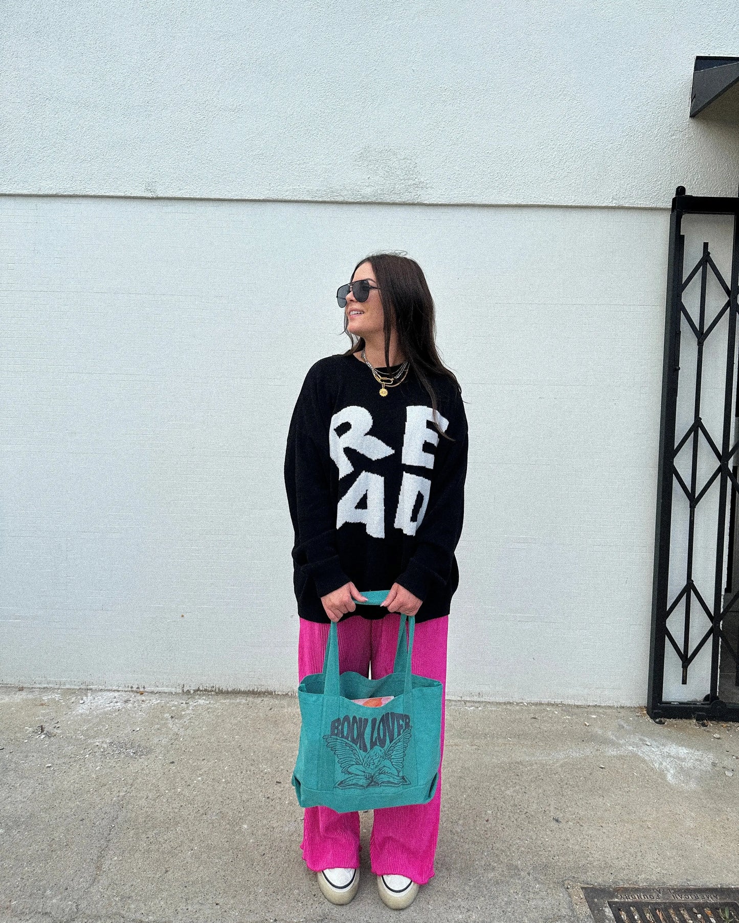 READ Knit Sweater, Black Rebel and Fleur