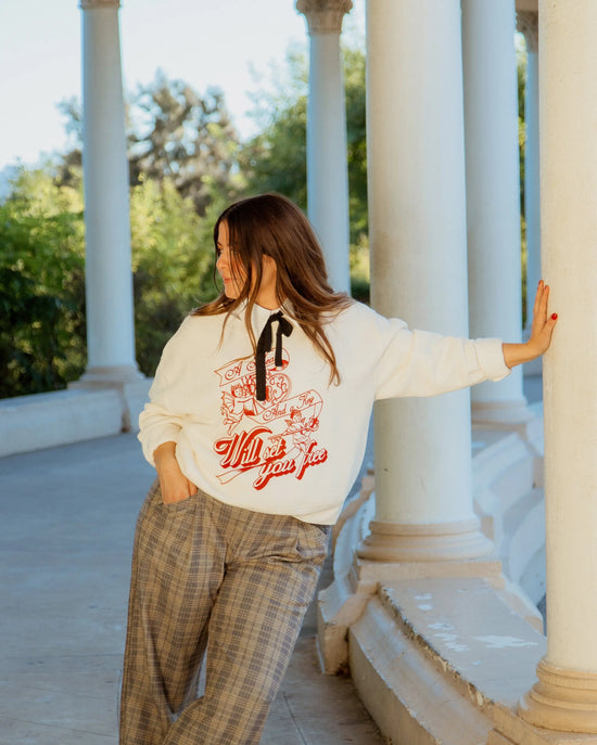 Heart and Key 'Mid Length' Crewneck Rebel and Fleur