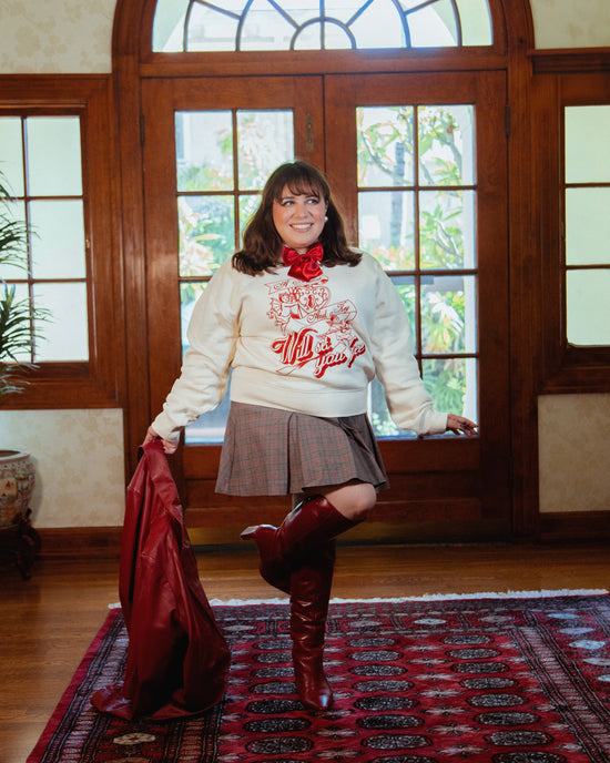 Heart and Key 'Mid Length' Crewneck Rebel and Fleur