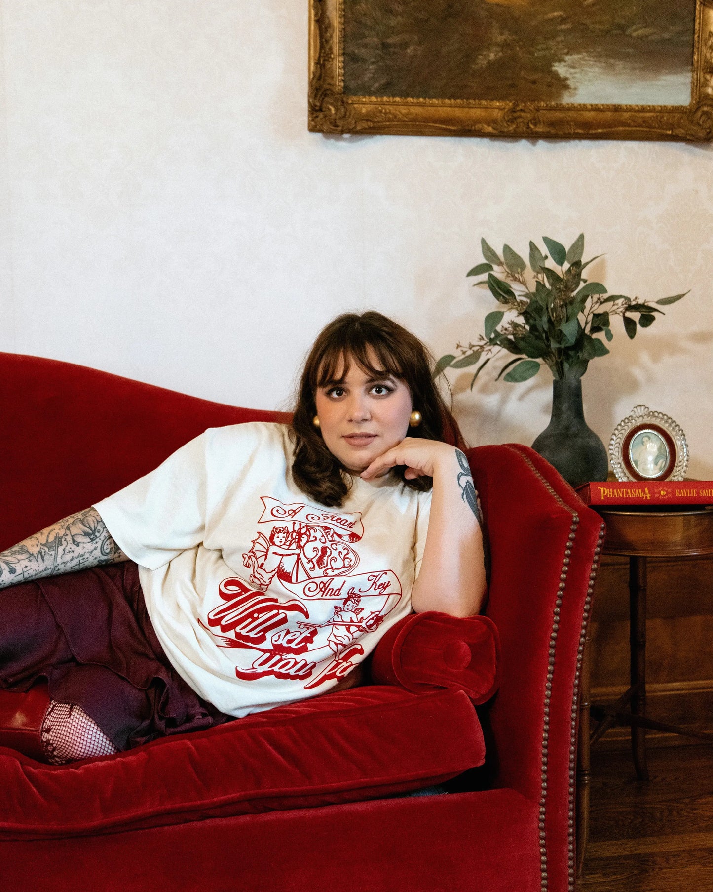Heart and Key 'Box' Tee Rebel and Fleur