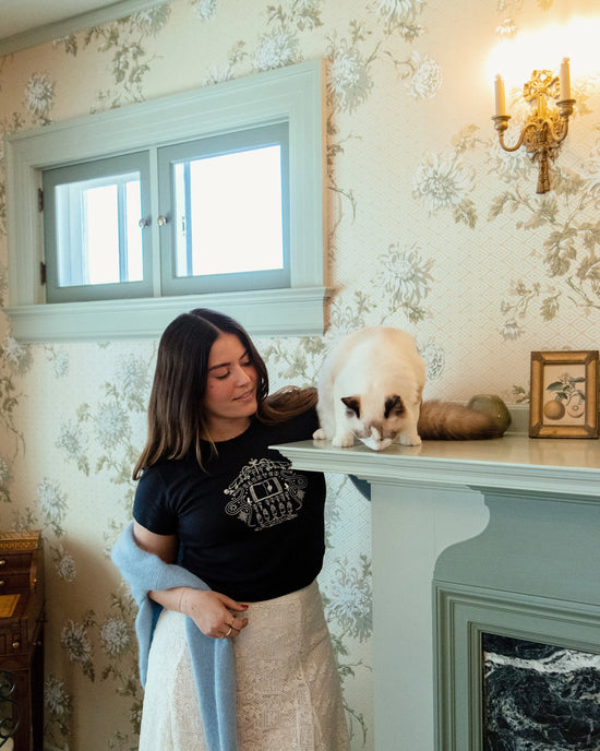 Haunted by Books 'Ribbed Baby' T-Shirt Rebel and Fleur