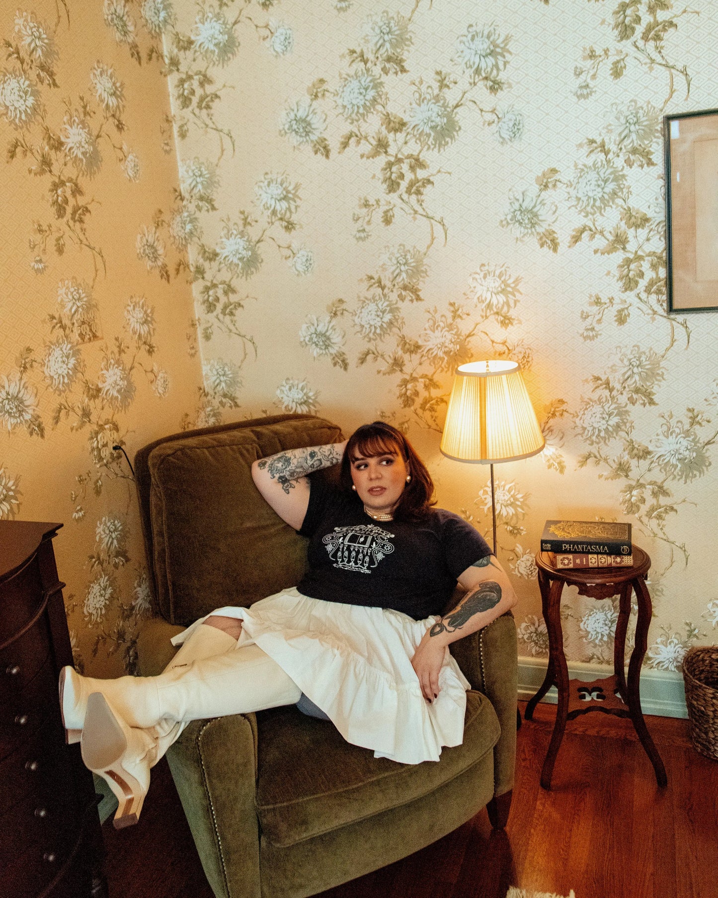 Haunted by Books 'Ribbed Baby' T-Shirt Rebel and Fleur