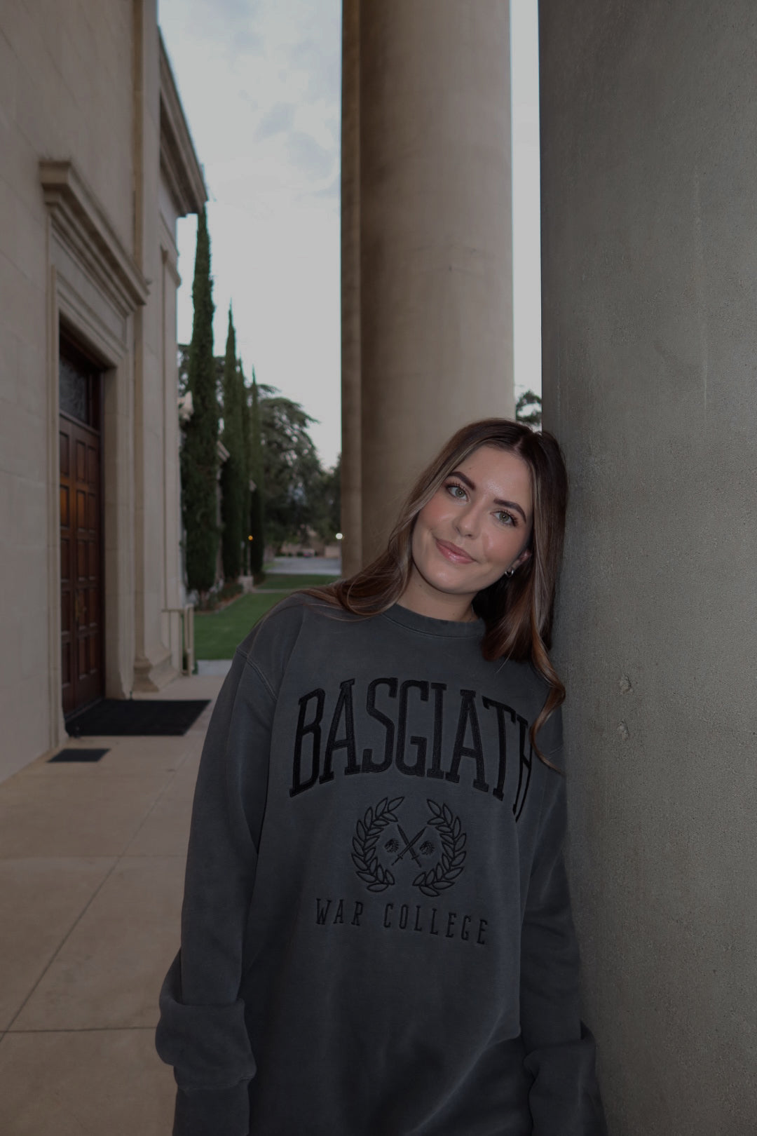 Load image into Gallery viewer, Basgiath Collegiate Embroidered Crewneck
