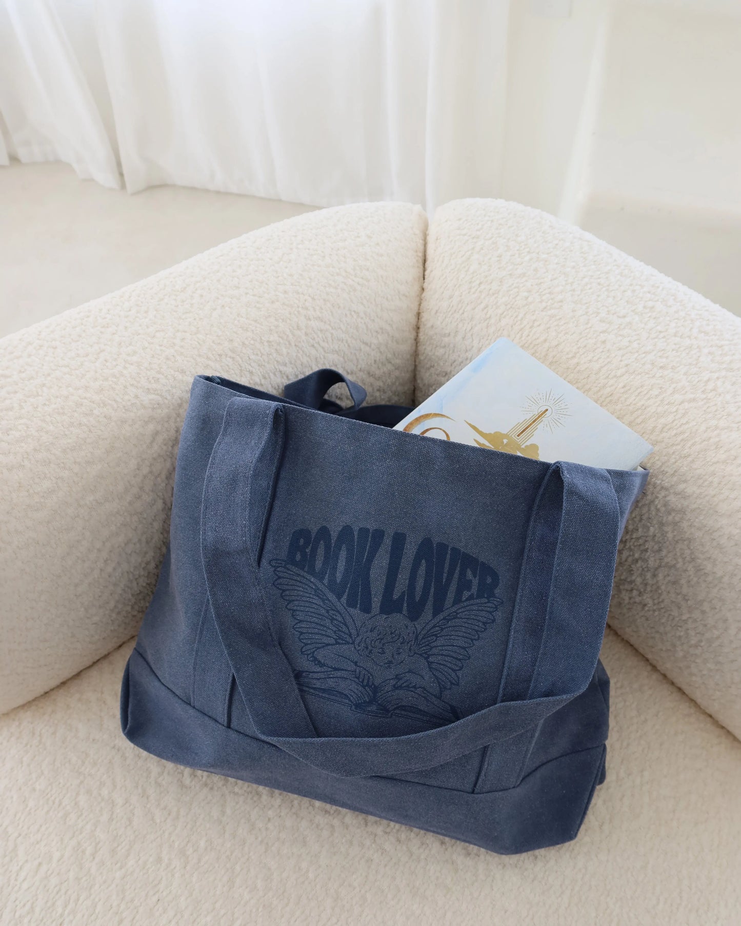 Book Lover Tote Bag Rebel and Fleur
