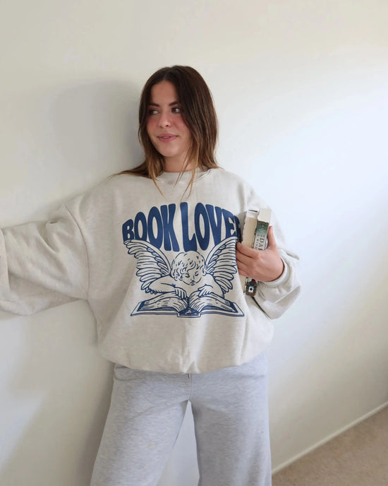 Rebel and Fleur Book Lover Sweatshirt Crewneck