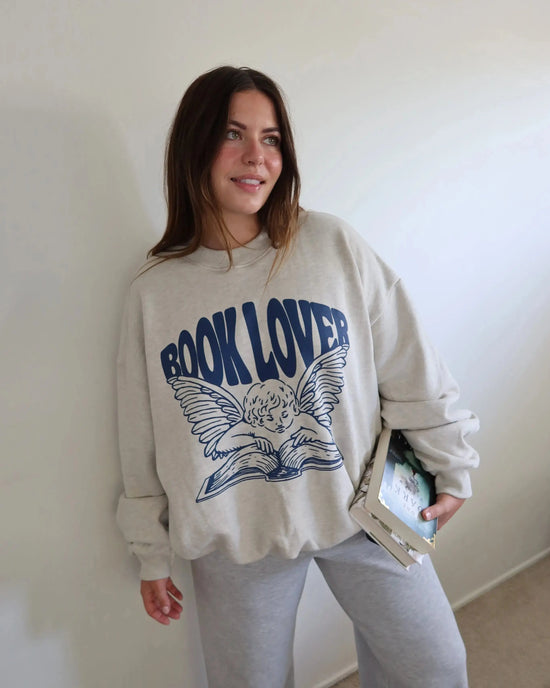 Rebel and Fleur Book Lover Sweatshirt Crewneck
