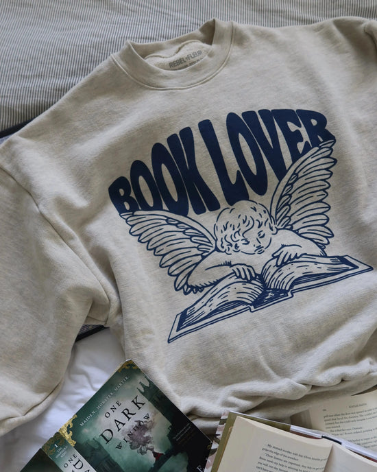 Rebel and Fleur Book Lover Sweatshirt Crewneck