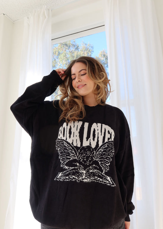 Book Lover Knit Sweater