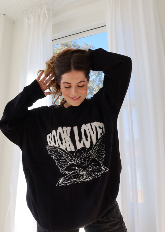 Book Lover Knit Sweater