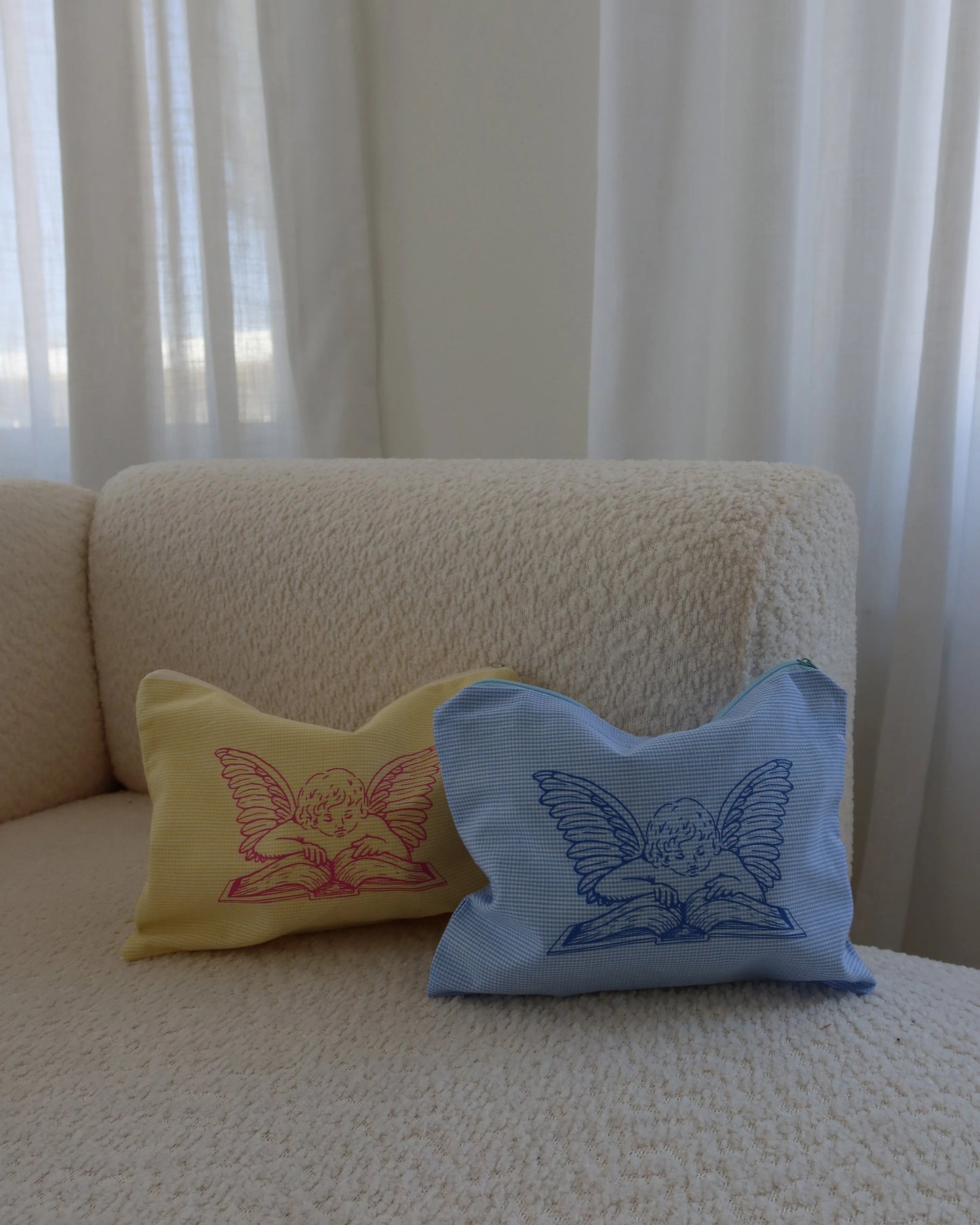 The Lover Gingham Pouches Rebel and Fleur