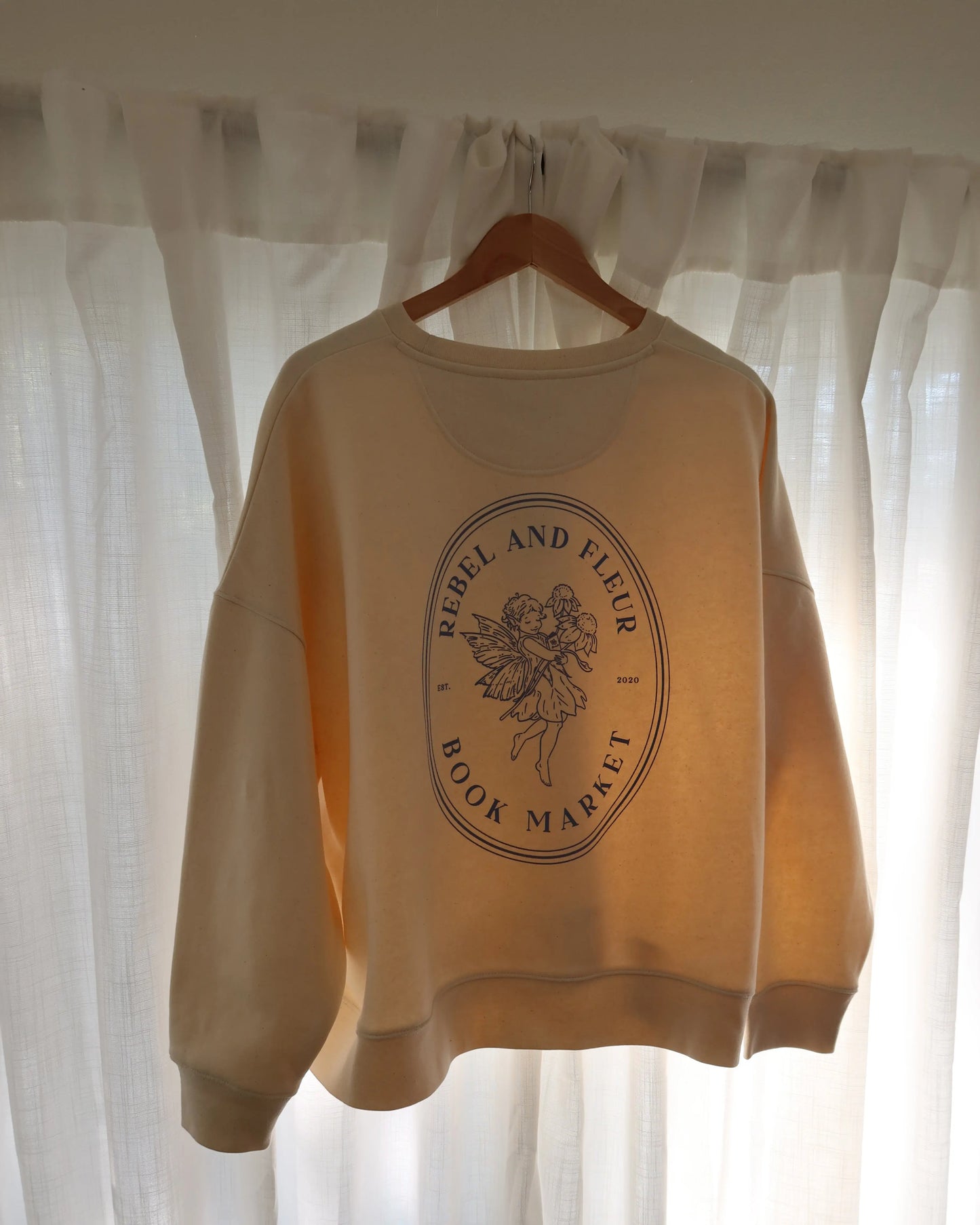 Book Market Mid Length Crewneck Rebel and Fleur