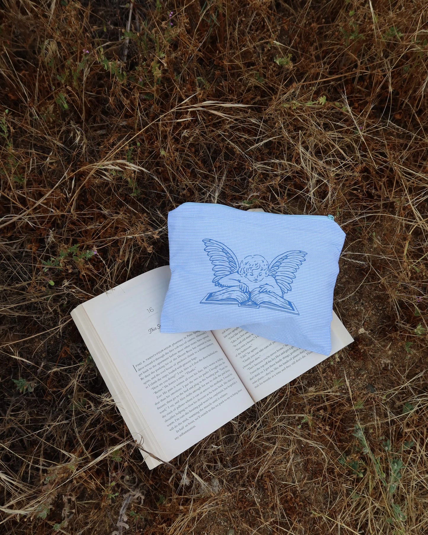 The Lover Gingham Pouches Rebel and Fleur