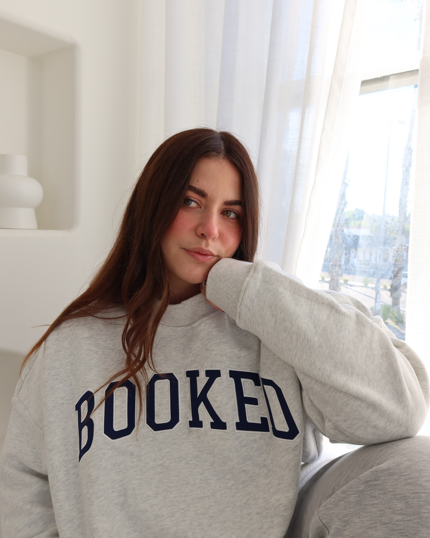 LIMITED PREORDER Booked Mockneck Crew