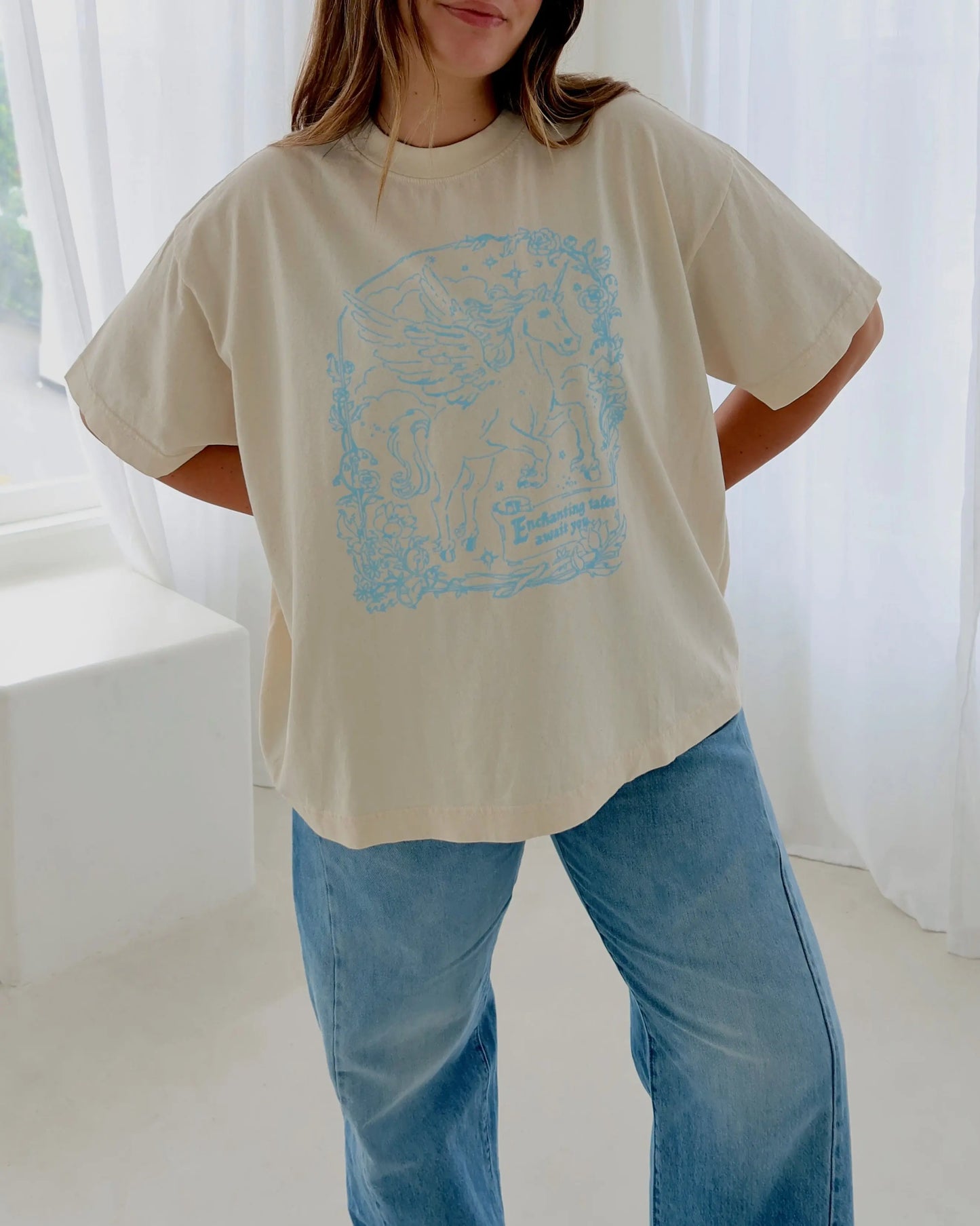 Enchanting Tales 'Box' Tee Rebel and Fleur