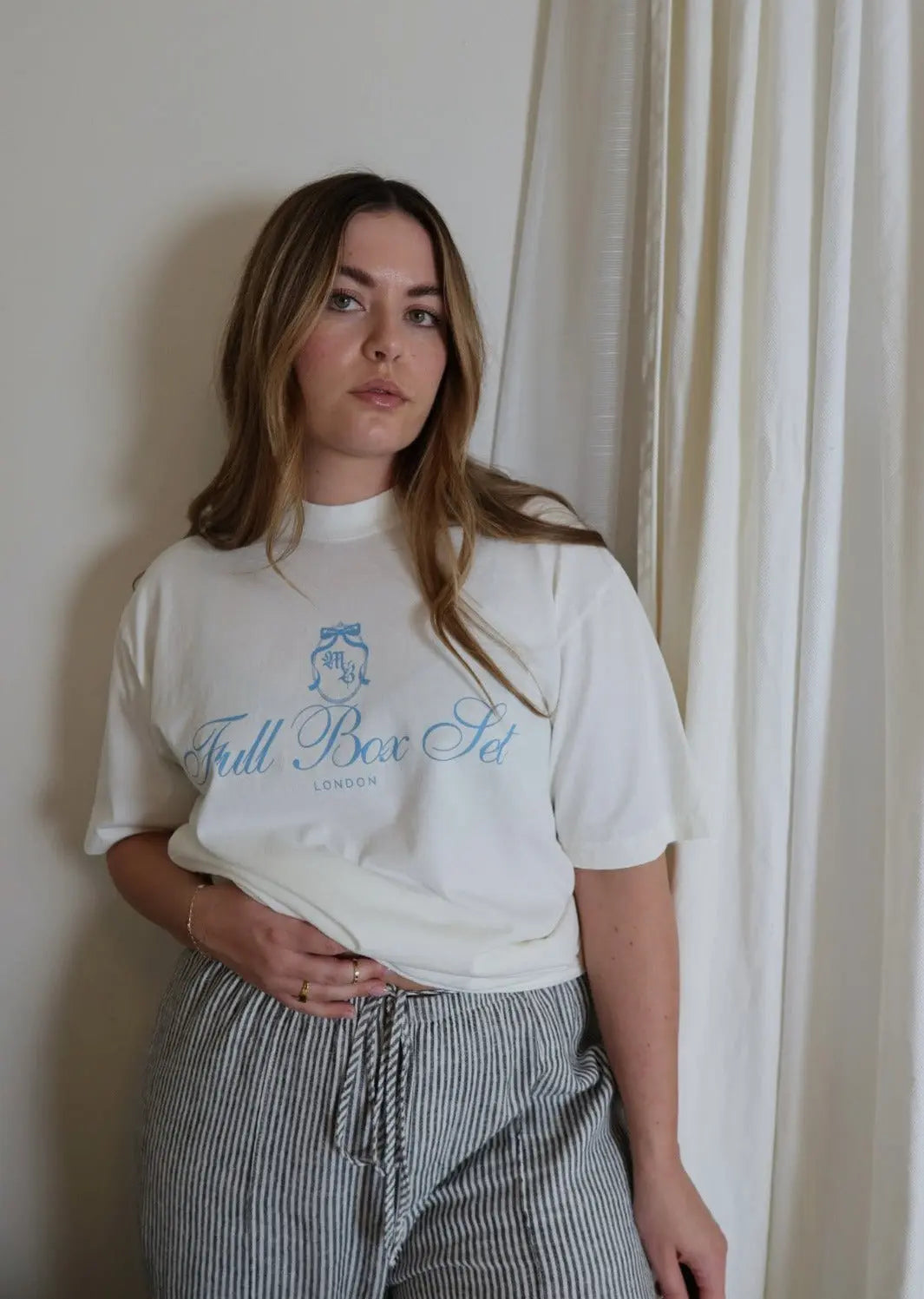 【Raucohouse】Friends box print tee Buy Friends Character Printed Boxy Crop T-shirt White For