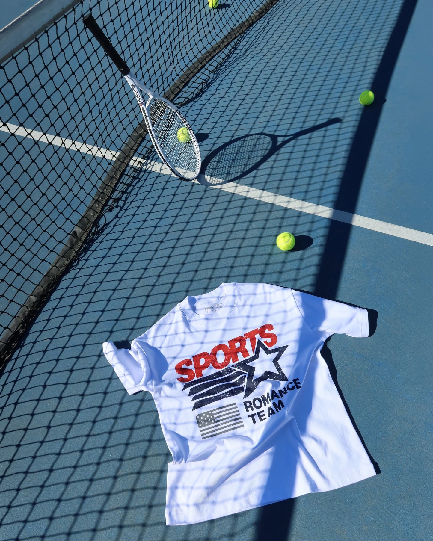 Sports Romance 'Oversized Boxy' Tshirt Rebel and Fleur