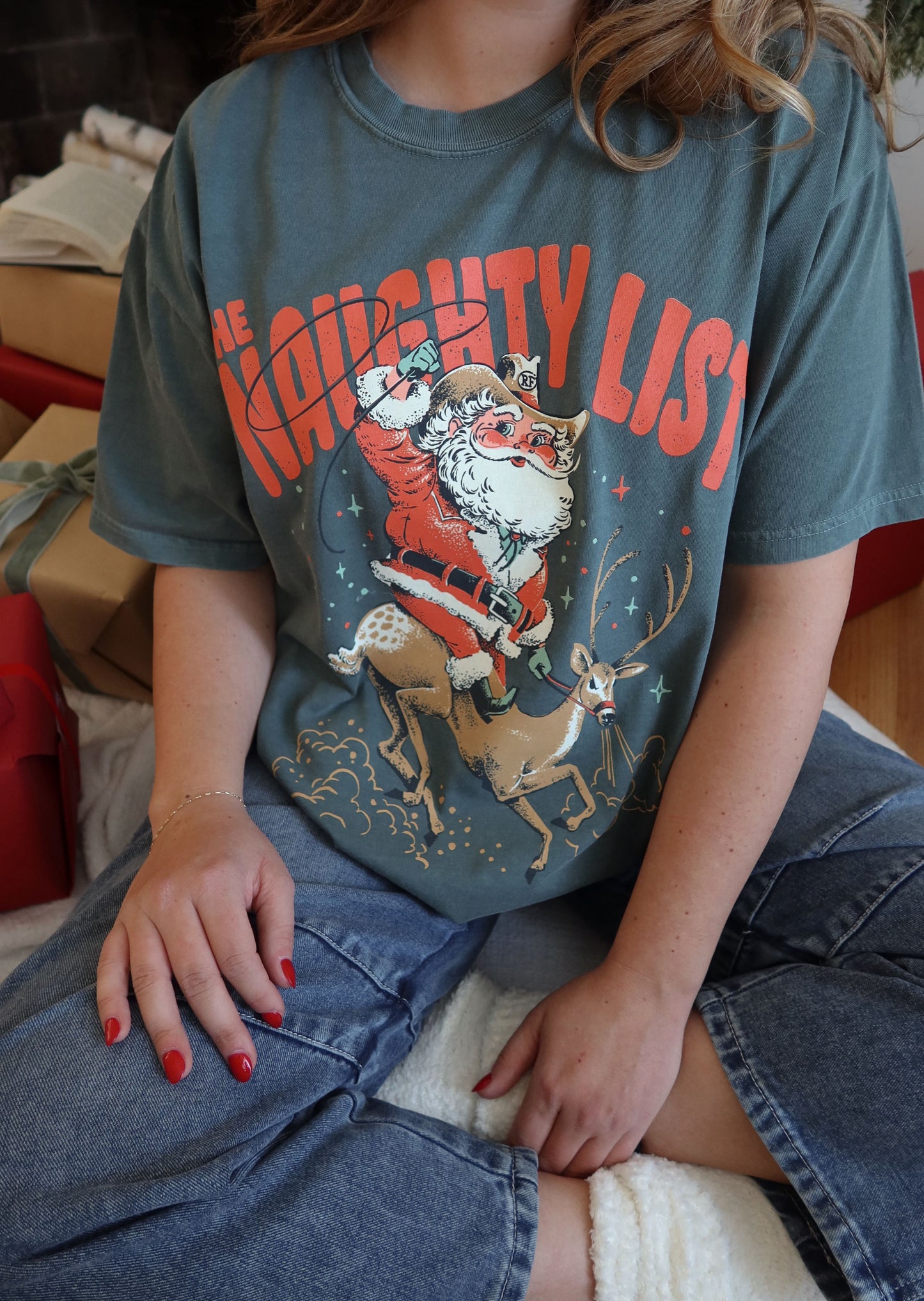 The Naughty List Relaxed Tshirt